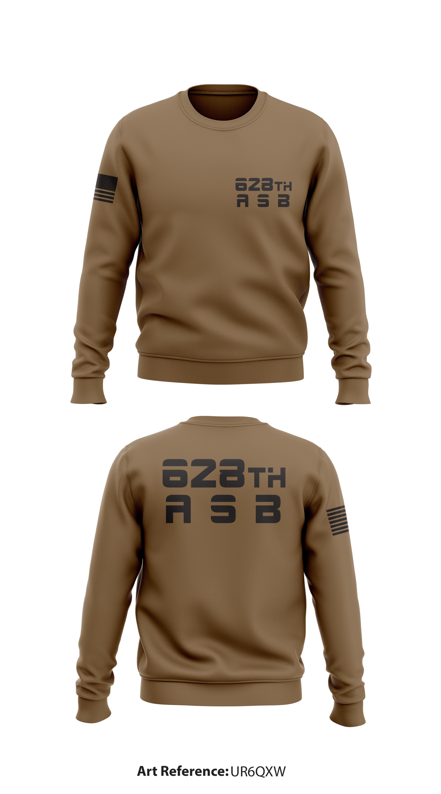 628th ASB Store 1 Core Men's Crewneck Performance Sweatshirt - uR6qXW