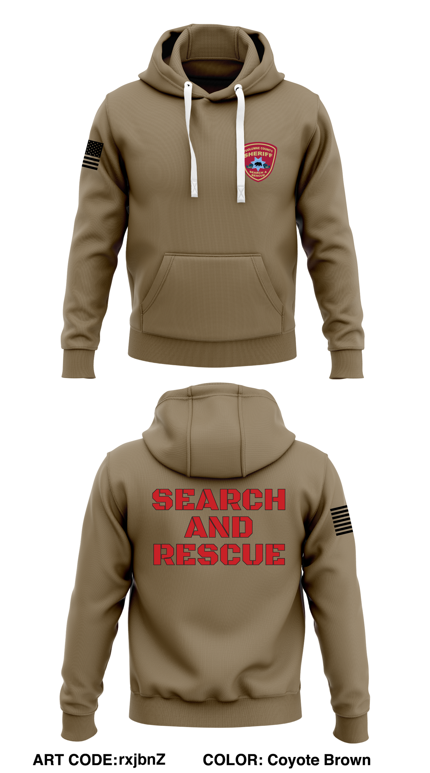 Tuolumne County SAR Store 1 Core Men's Hooded Performance Sweatshirt - rxjbnZ