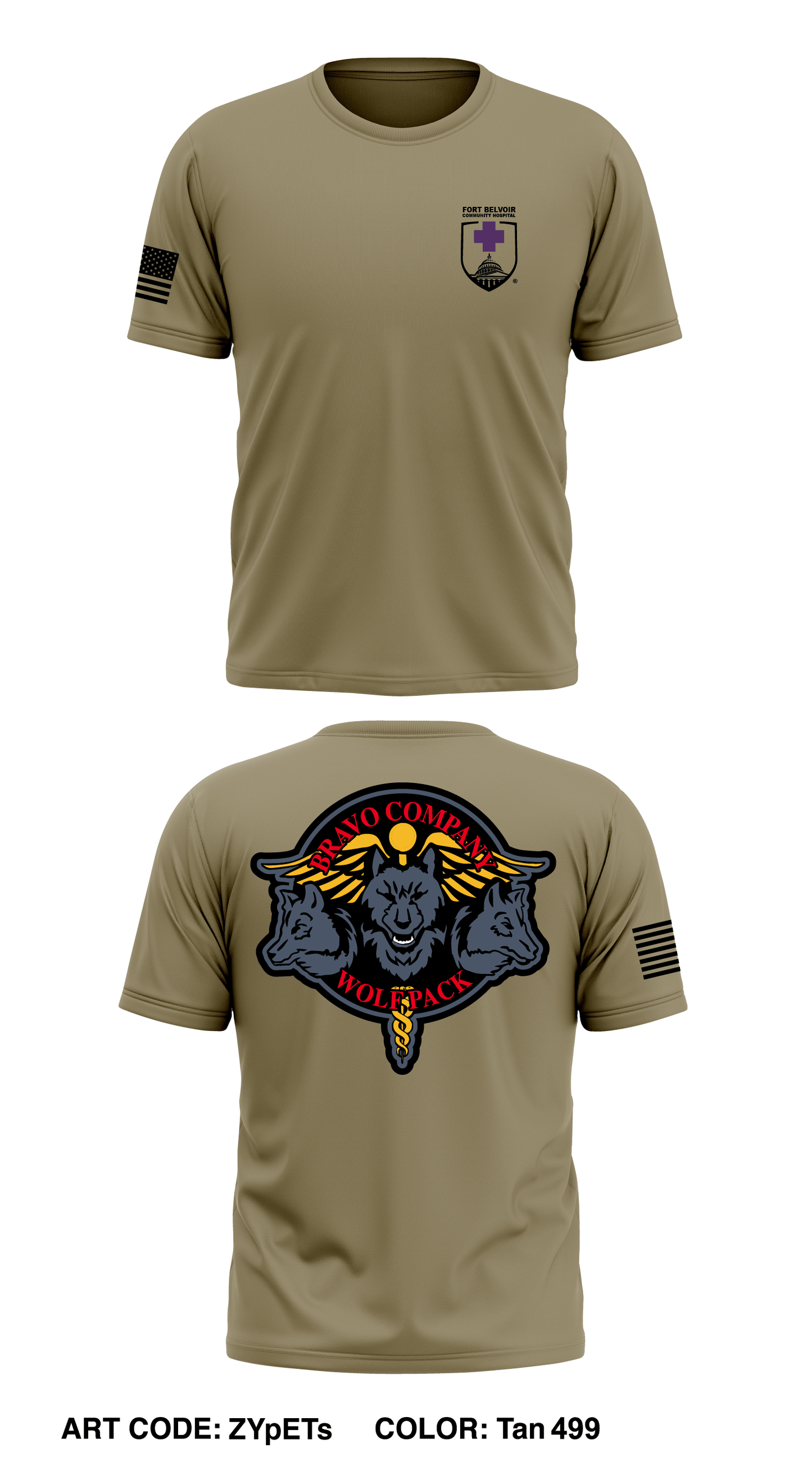 Bravo Company Store 2 Core Men's SS Performance Tee - ZYpETs