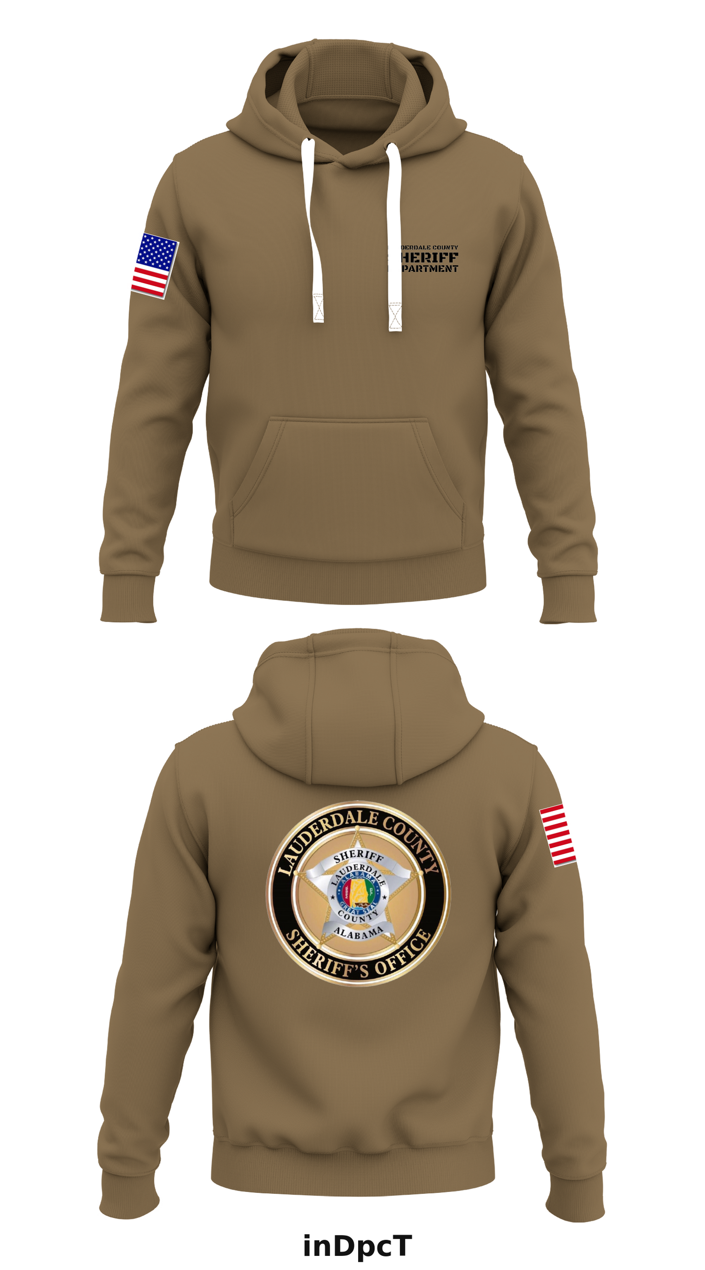 Lauderdale county sheriff department Store 1 Core Men's Hooded Performance Sweatshirt - inDpcT