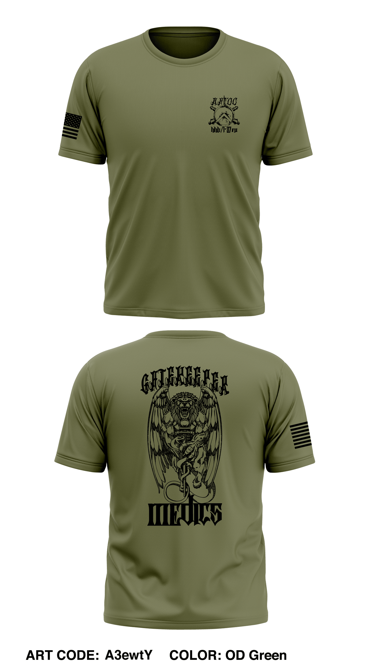HHB, 1-37FA MEDICS Store 1 Core Men's SS Performance Tee - A3ewtY
