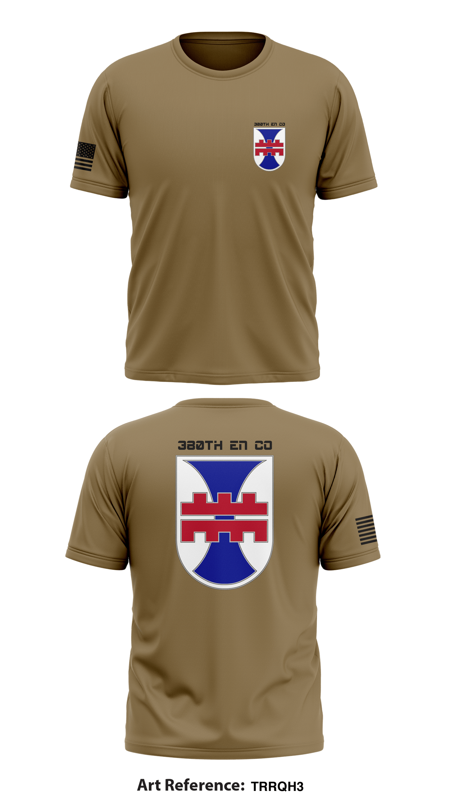 380th En Co Store 1 Core Men's SS Performance Tee - TrRqH3