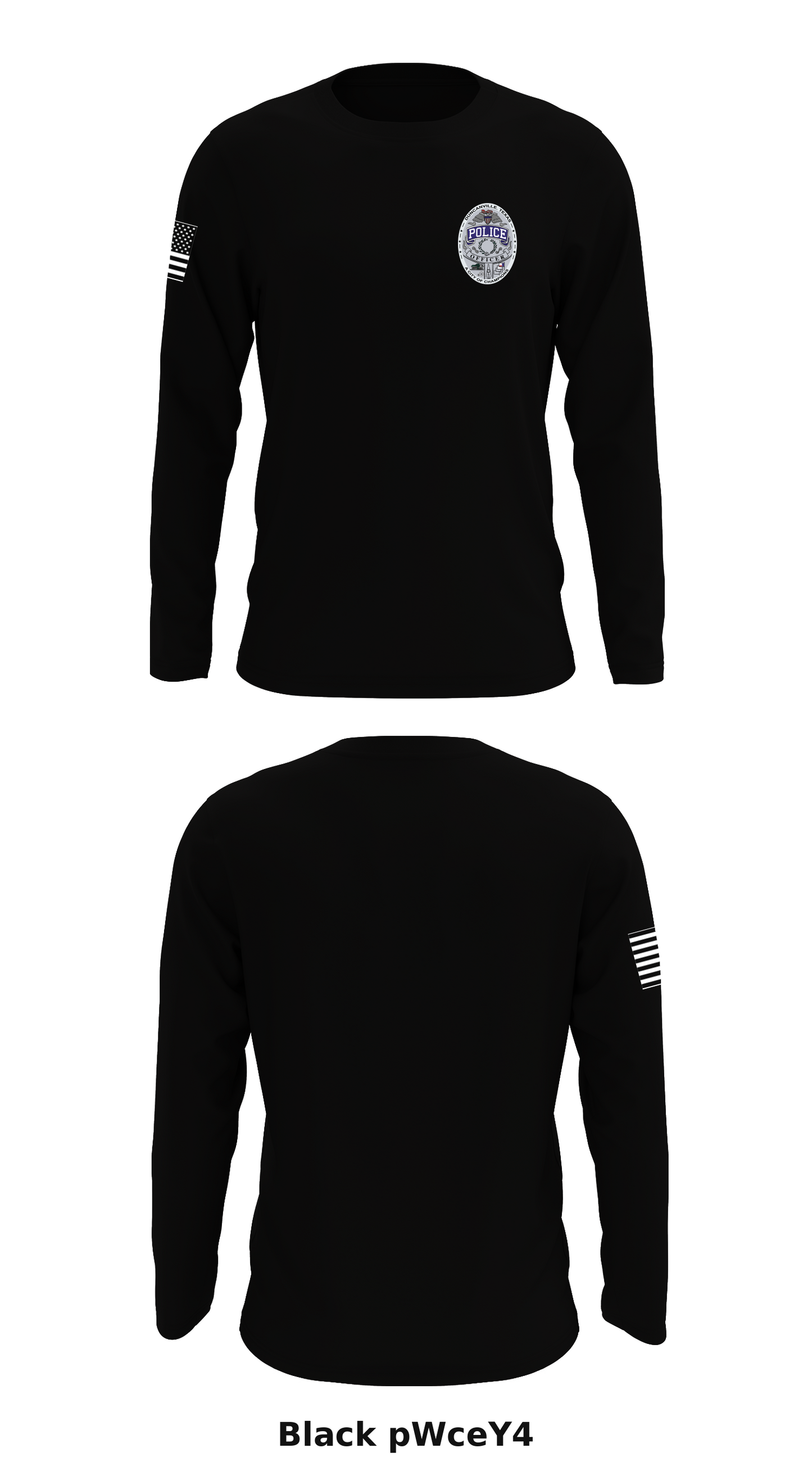 Duncanville Store 1 Core Men's LS Performance Tee - pWceY4