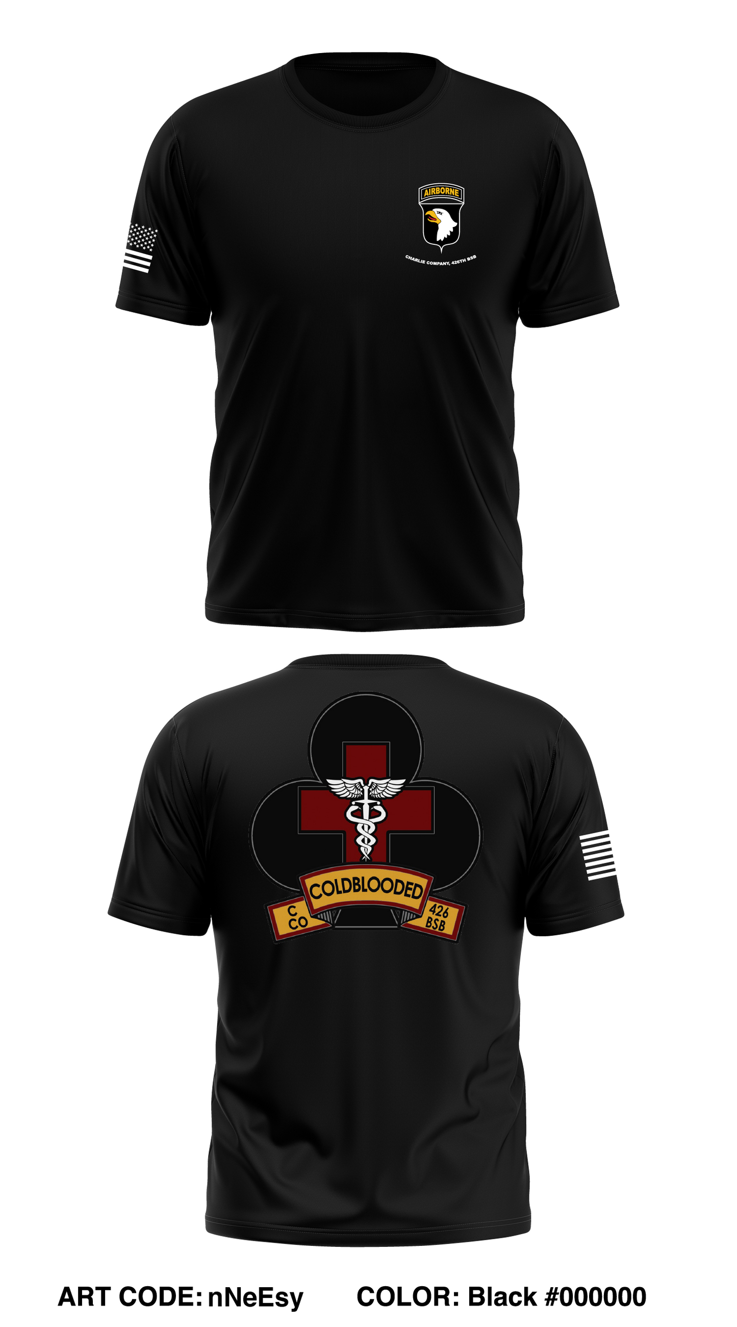 Charlie Company, 426th BSB Store 1 Core Men's SS Performance Tee - nNeEsy