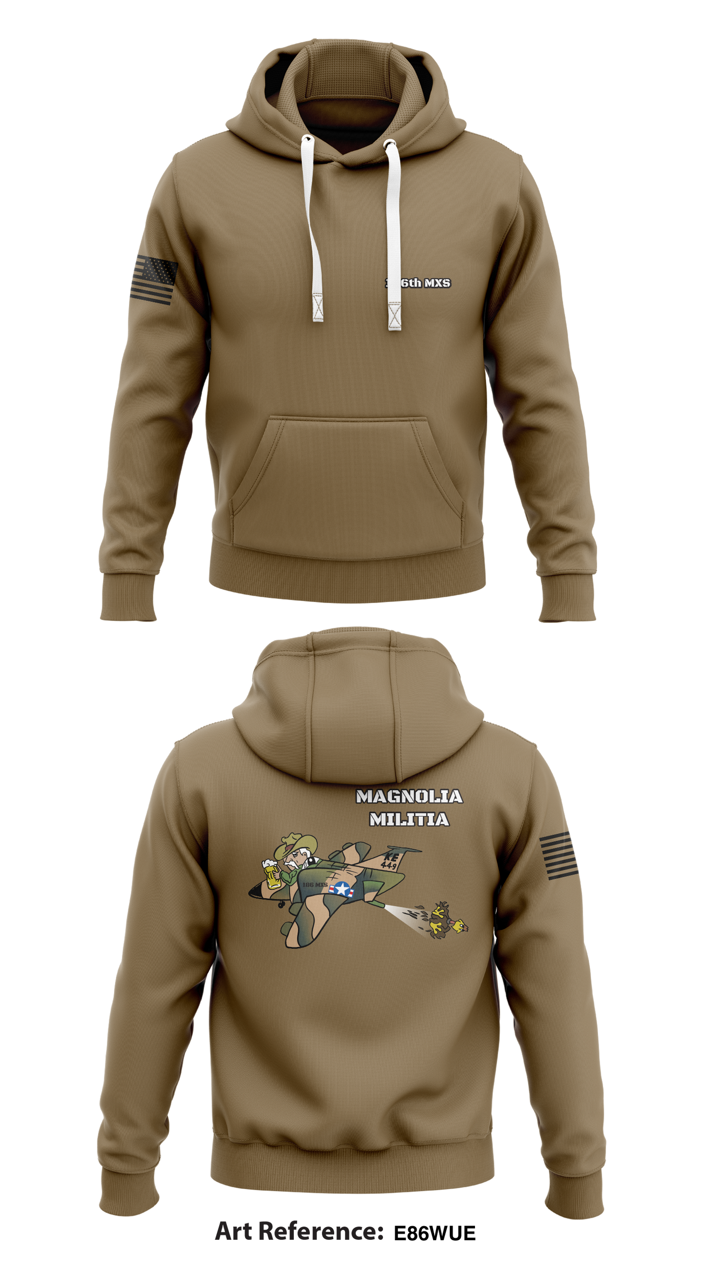 186th MXS Store 1 Core Men's Hooded Performance Sweatshirt - e86WuE
