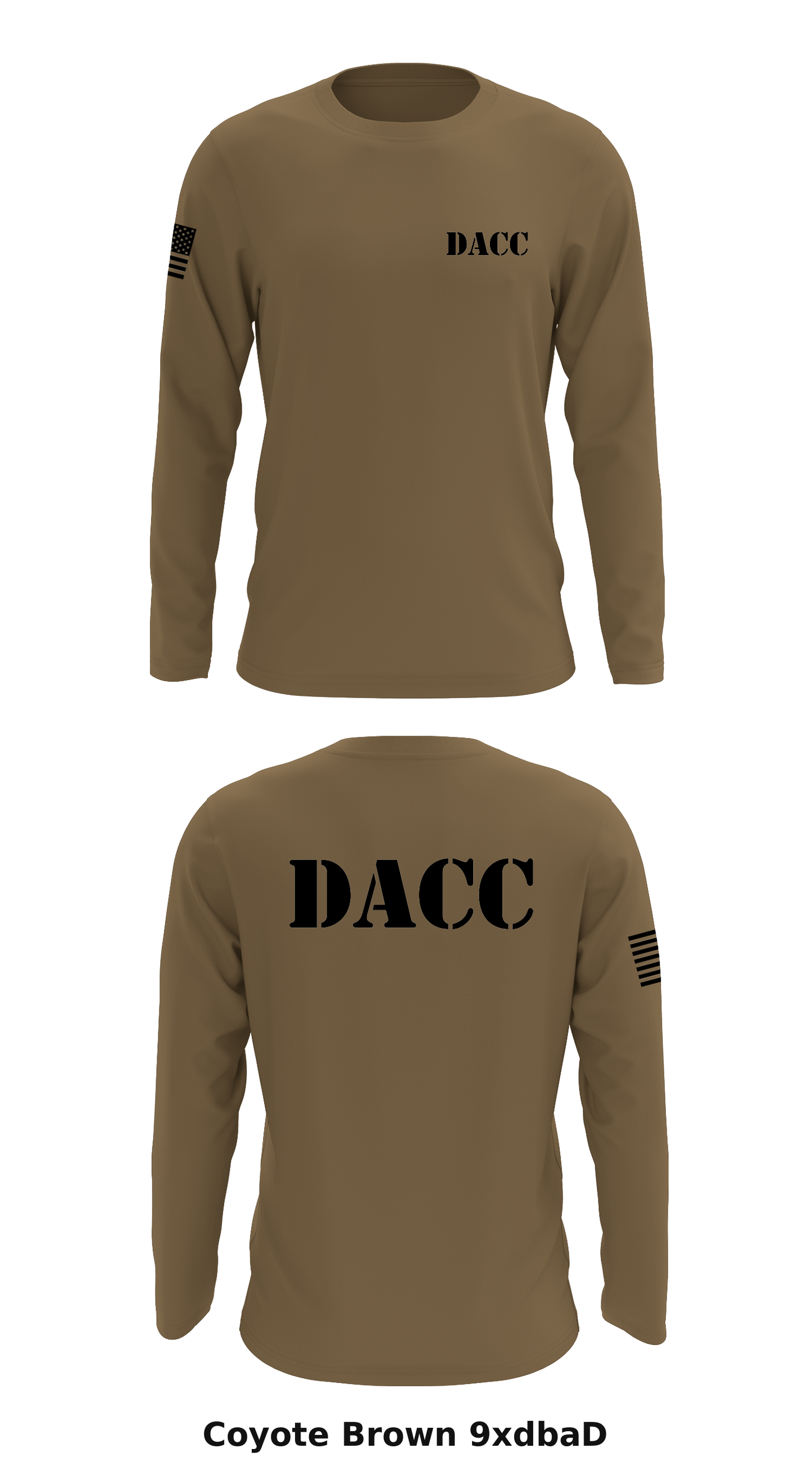DACC Store 1 Core Men's LS Performance Tee - 9xdbaD