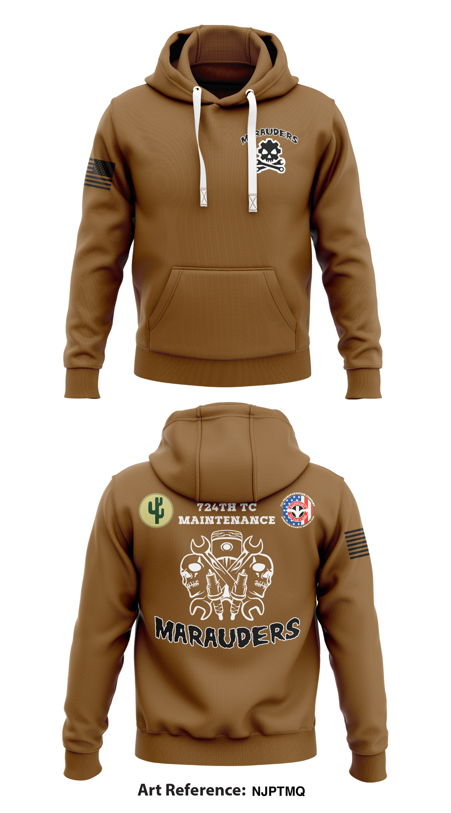 724th TC Store 1 Core Men's Hooded Performance Sweatshirt - NJPTMQ