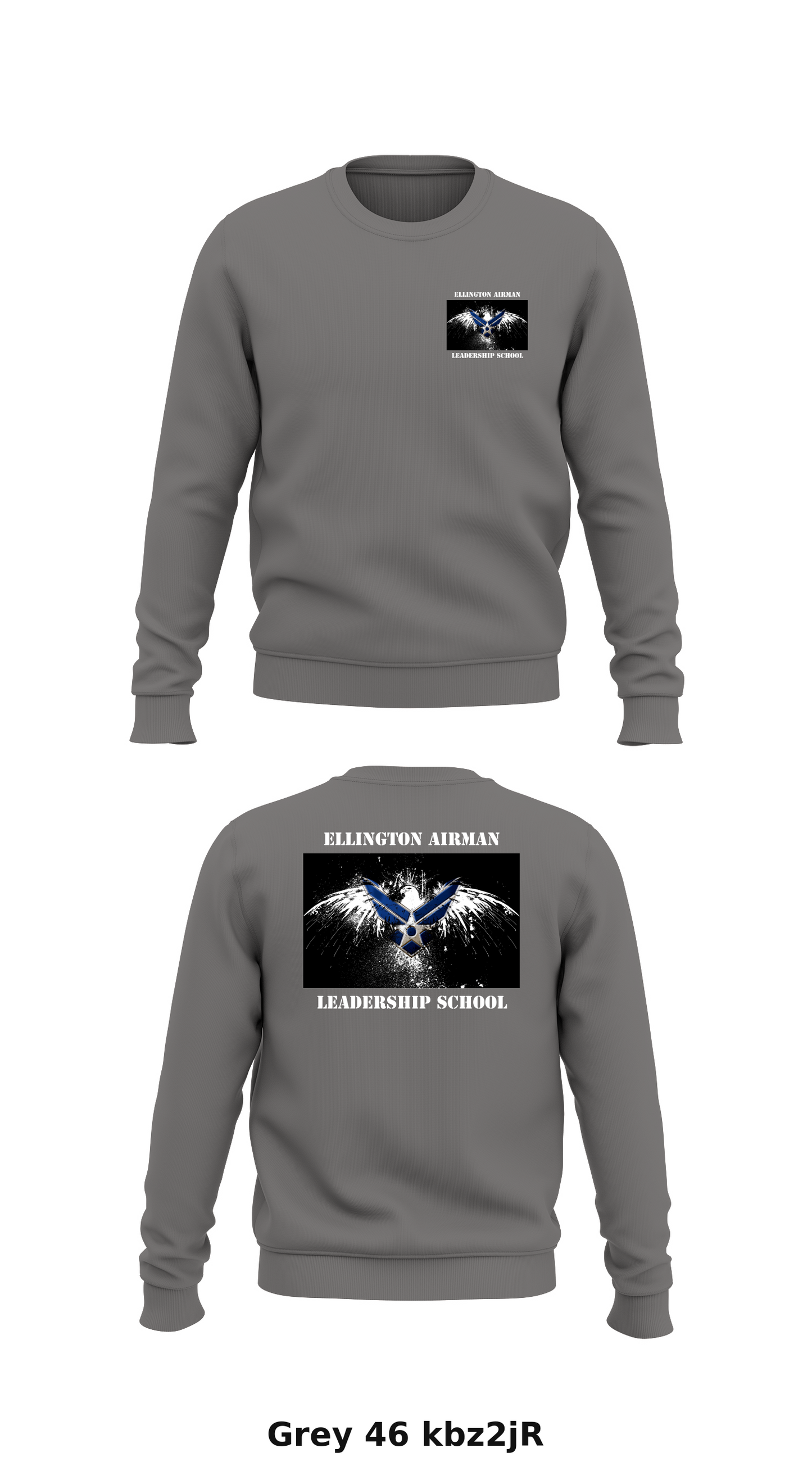Ellington Airman Leadership School Store 1 Core Men's Crewneck Performance Sweatshirt - kbz2jR