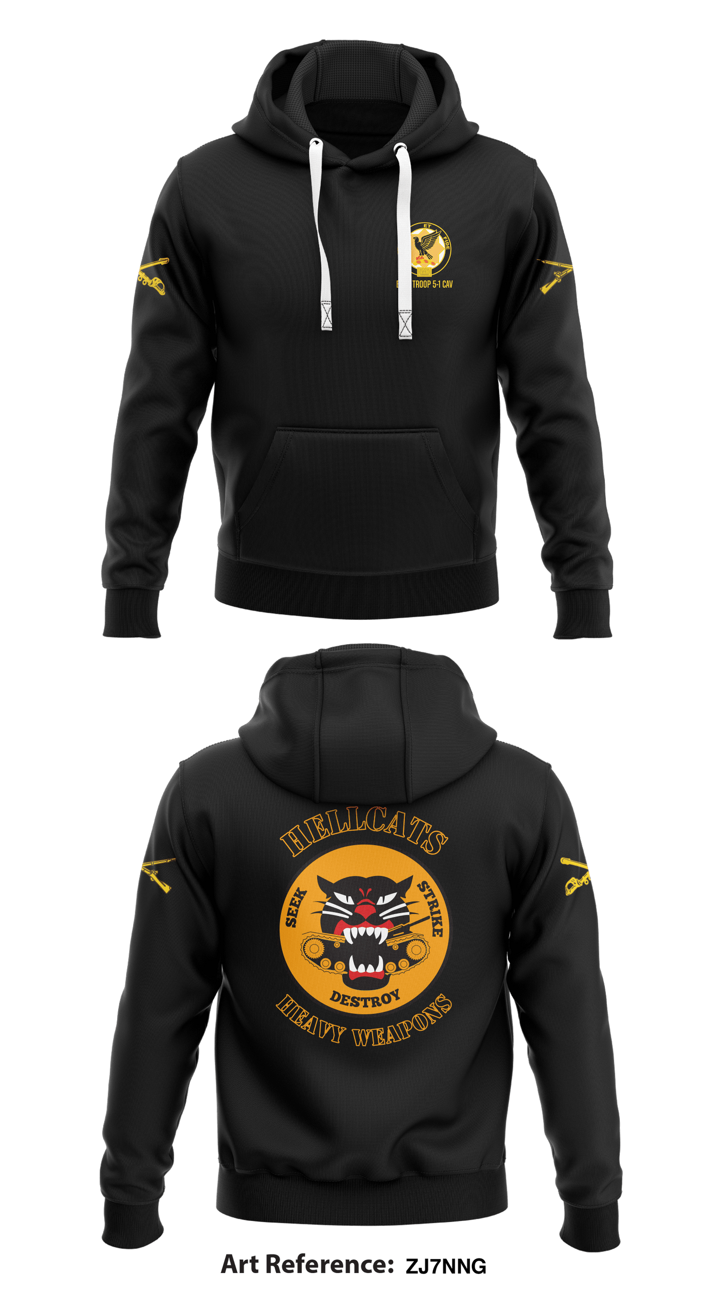Echo 5-1 CAV Store 1 Core Men's Hooded Performance Sweatshirt - zJ7NNG