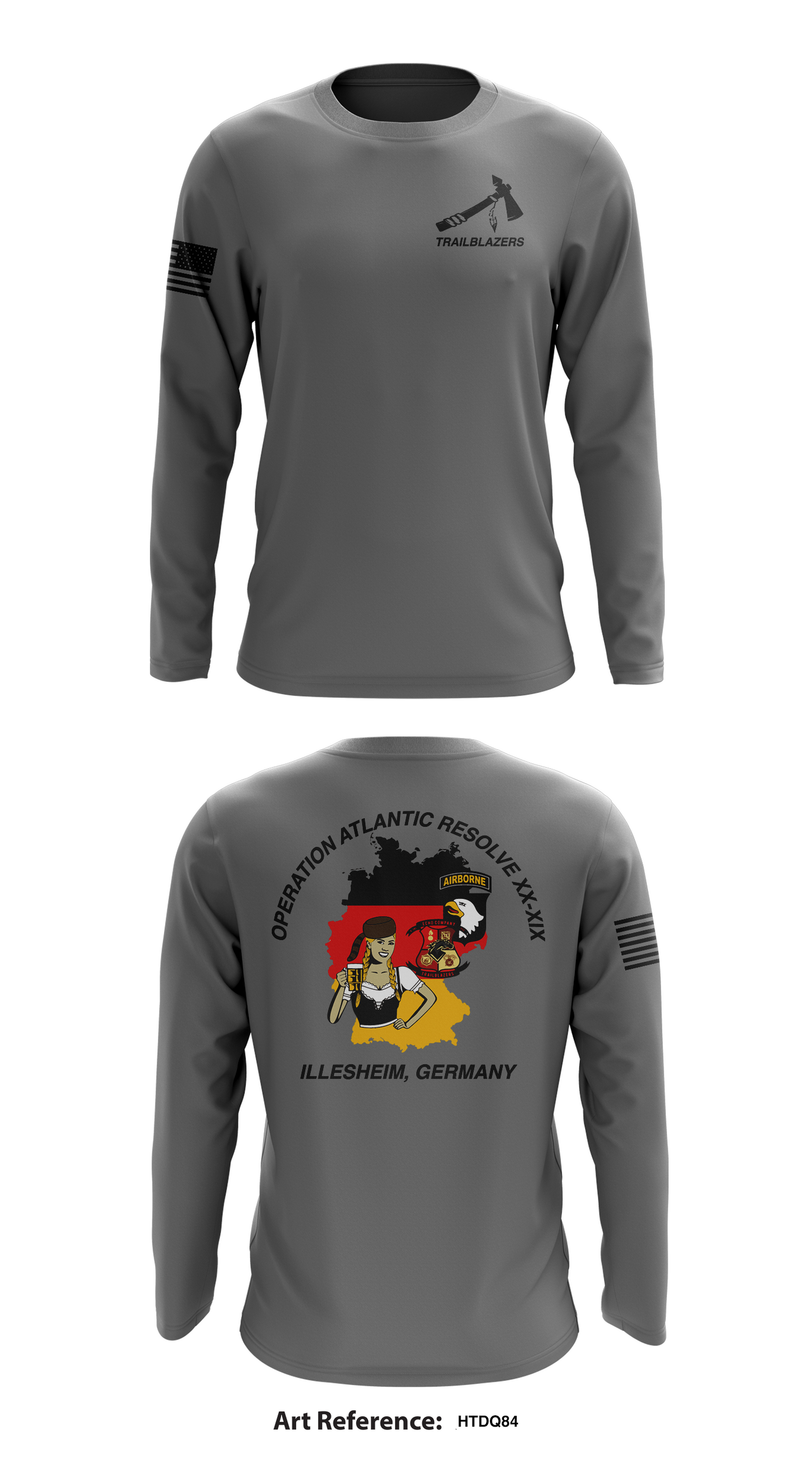 BAD DONT USE! - E Co. 6-101st AVN REGT Store 1 Core Men's LS Performance Tee - HtDQ84