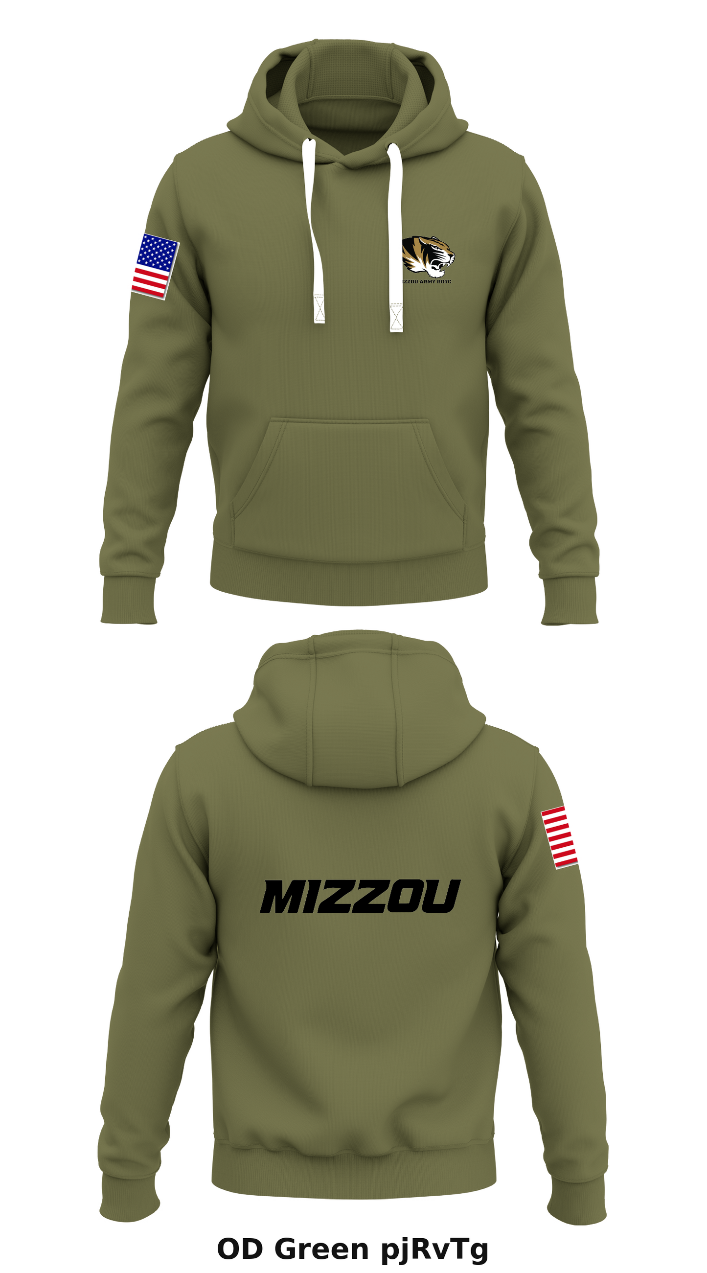Mizzou Army ROTC Store 1 Core Men's Hooded Performance Sweatshirt - pjRvTg