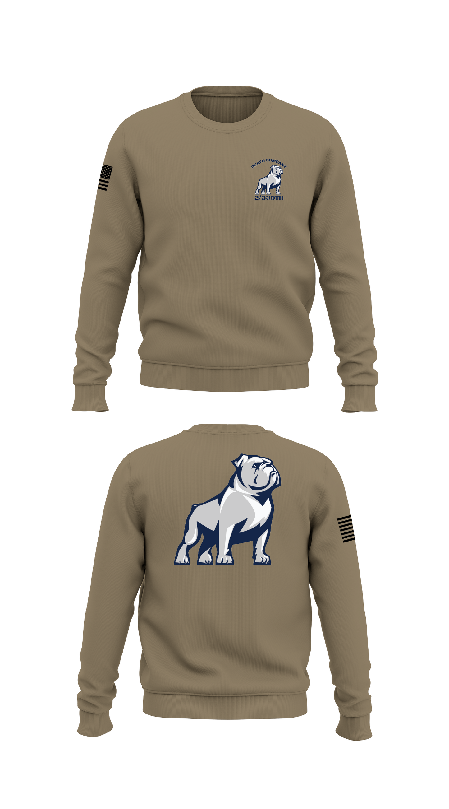 Bravo company 2/330th Store 1 Core Men's Crewneck Performance Sweatshirt - 57074199588