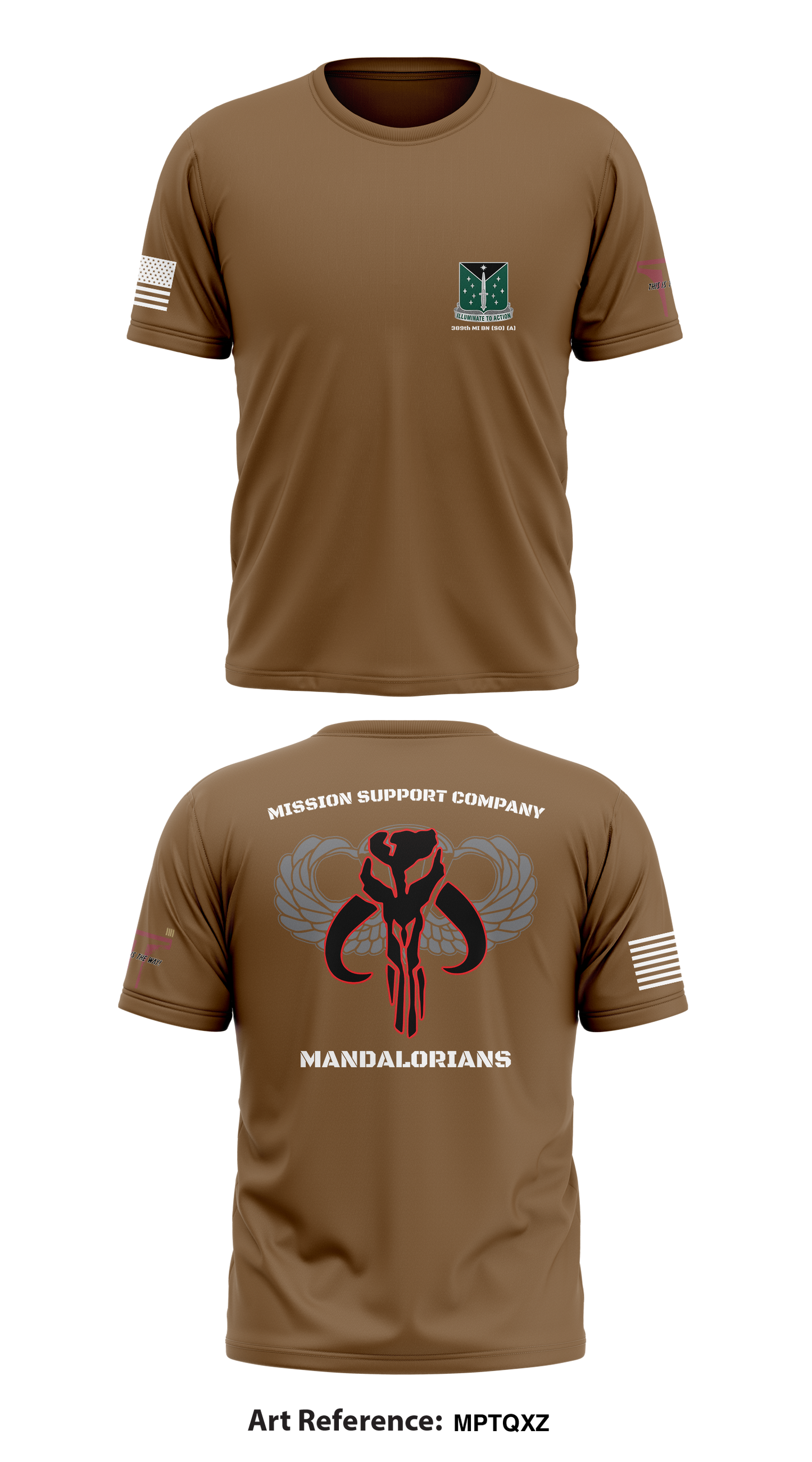 Mission Support Company -Mandalorians- Store 1 Core Men's SS Performance Tee - mPTqXz