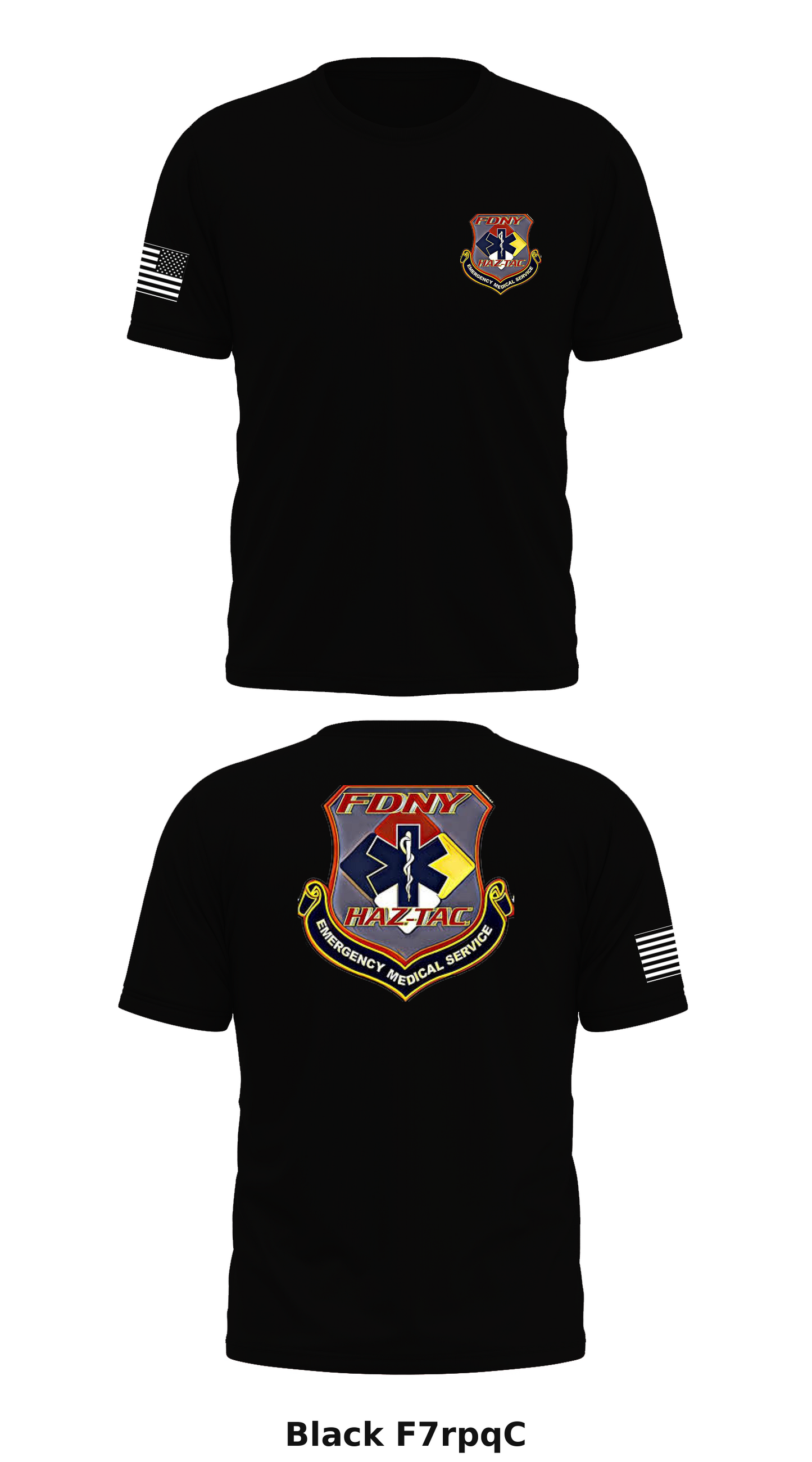 18H, Haztac, EMS FDNY Store 1 Core Men's SS Performance Tee - F7rpqC