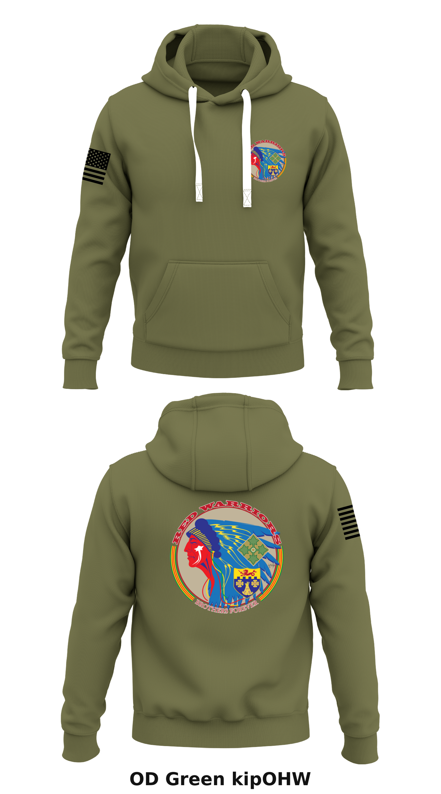 A co 1-12 INF Store 1 Core Men's Hooded Performance Sweatshirt - kipOHW
