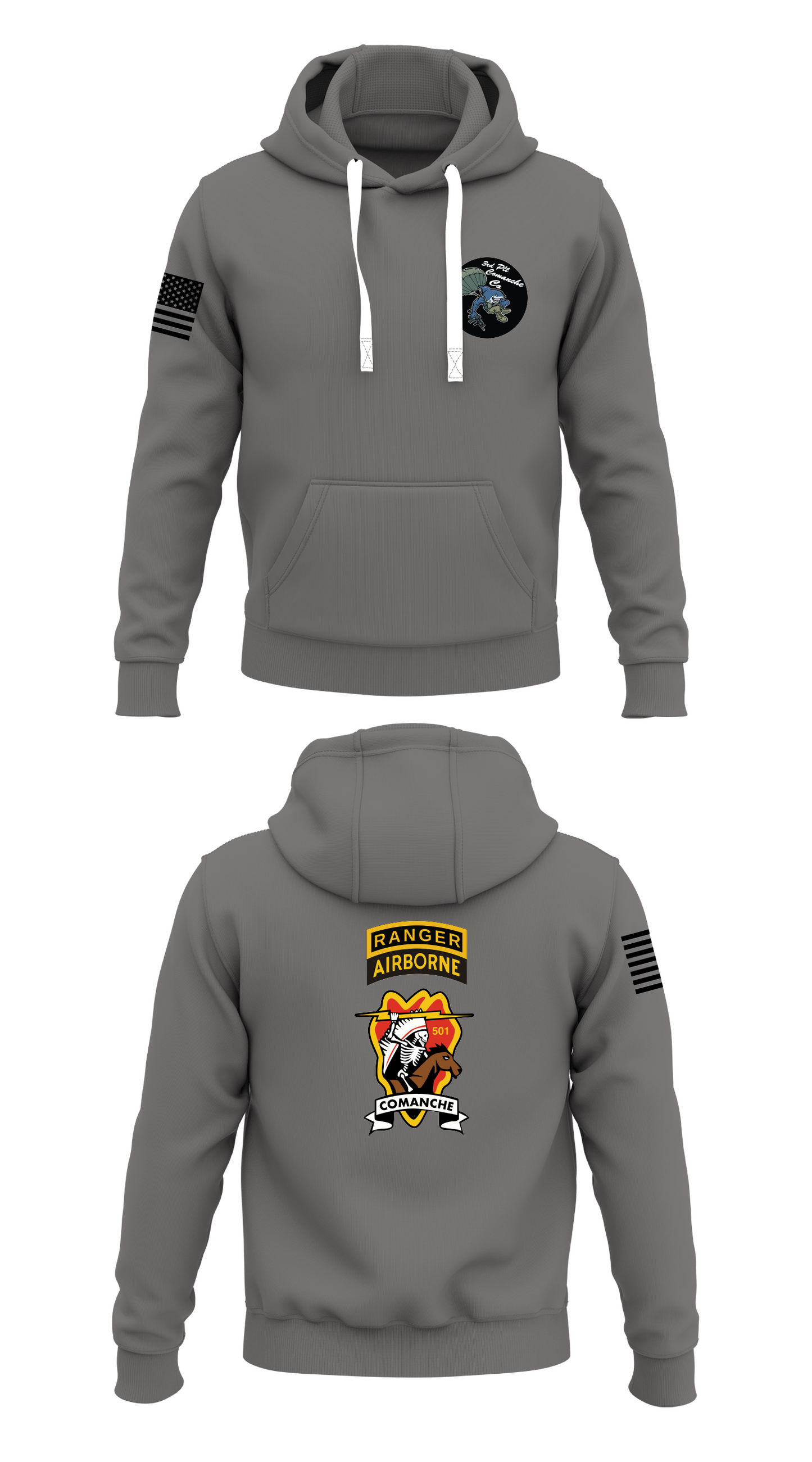 3rd platoon comanche company store 1 Core Men's Hooded Performance Sweatshirt - 45550133925