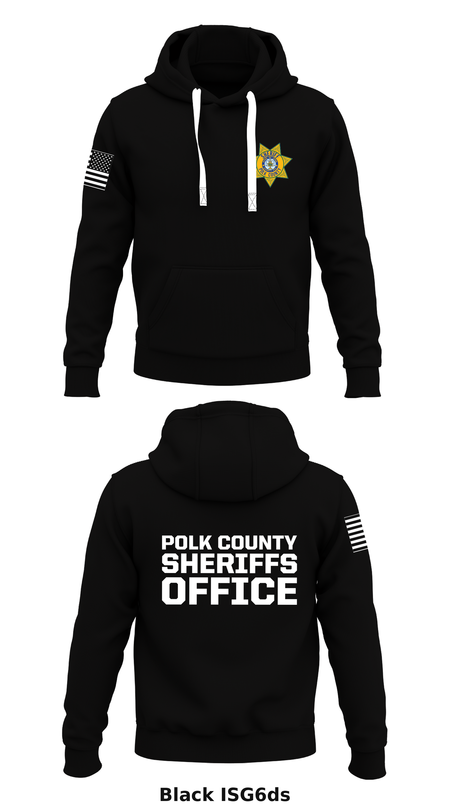 Polk county sheriffs office Store 1 Core Men's Hooded Performance Sweatshirt - ISG6ds