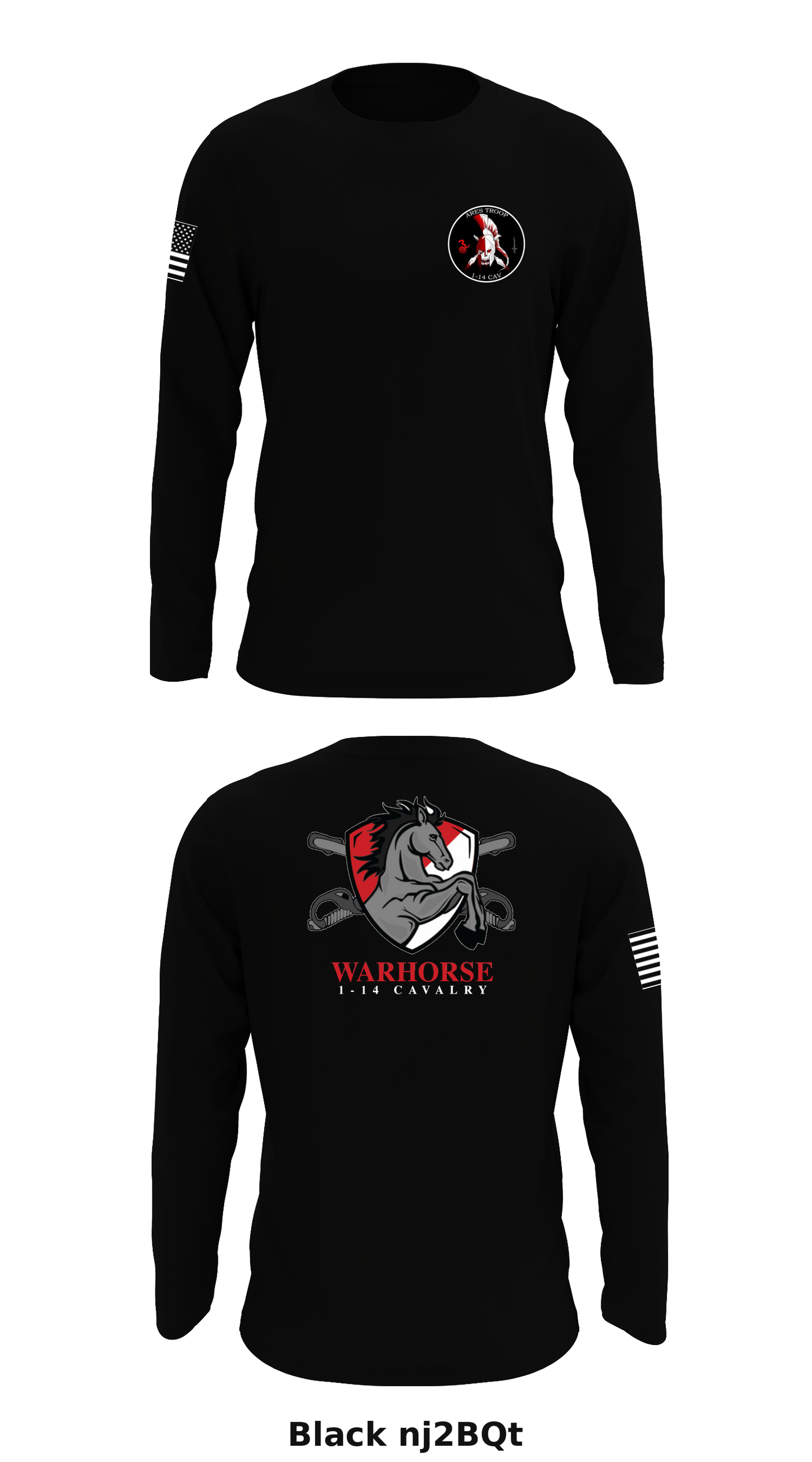 A TRP, 1-14 CAV, 1-2 SBCT Store 1 Core Men's LS Performance Tee - nj2BQt
