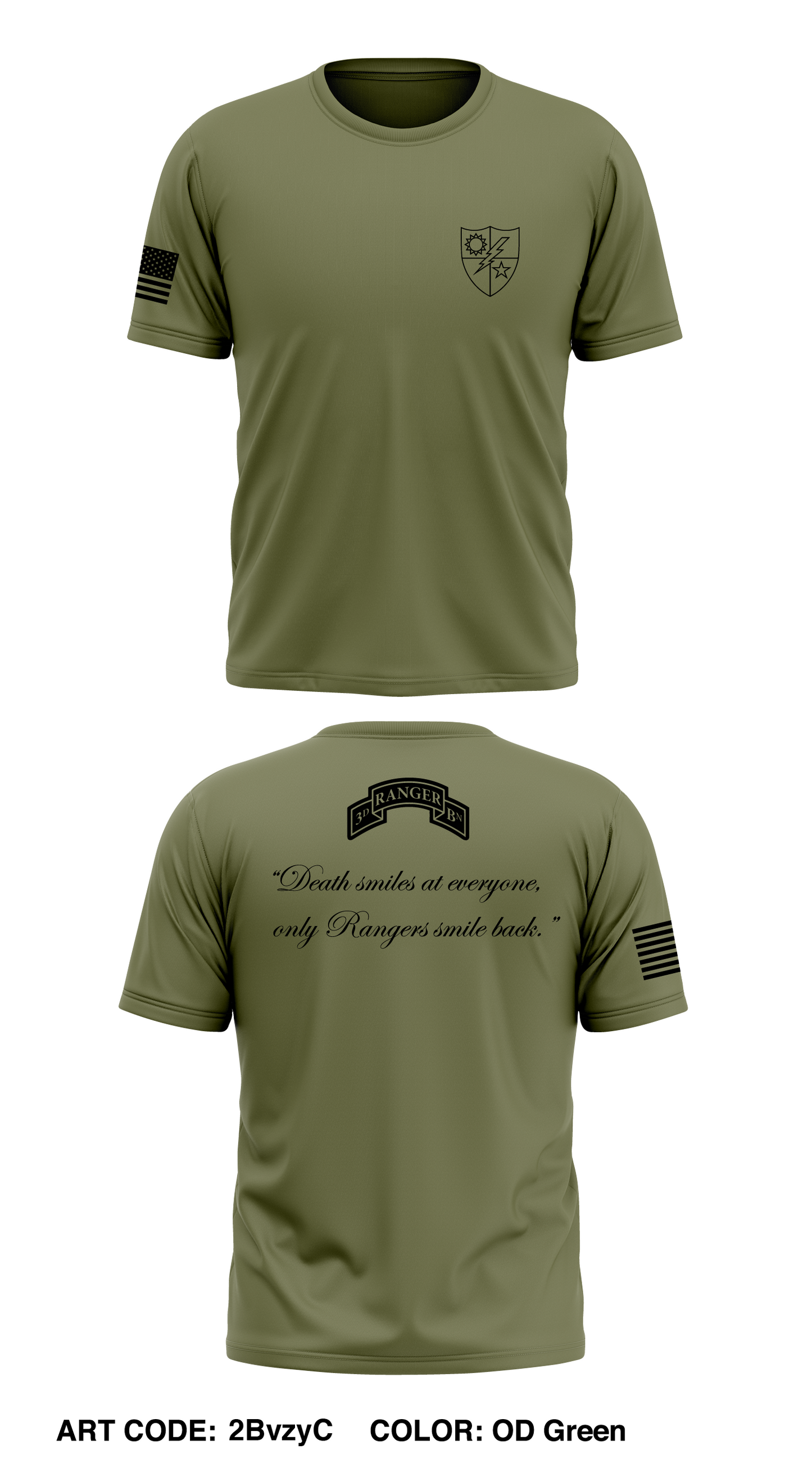 3rd Ranger Batt Store 1 Core Men's SS Performance Tee - 2BvzyC