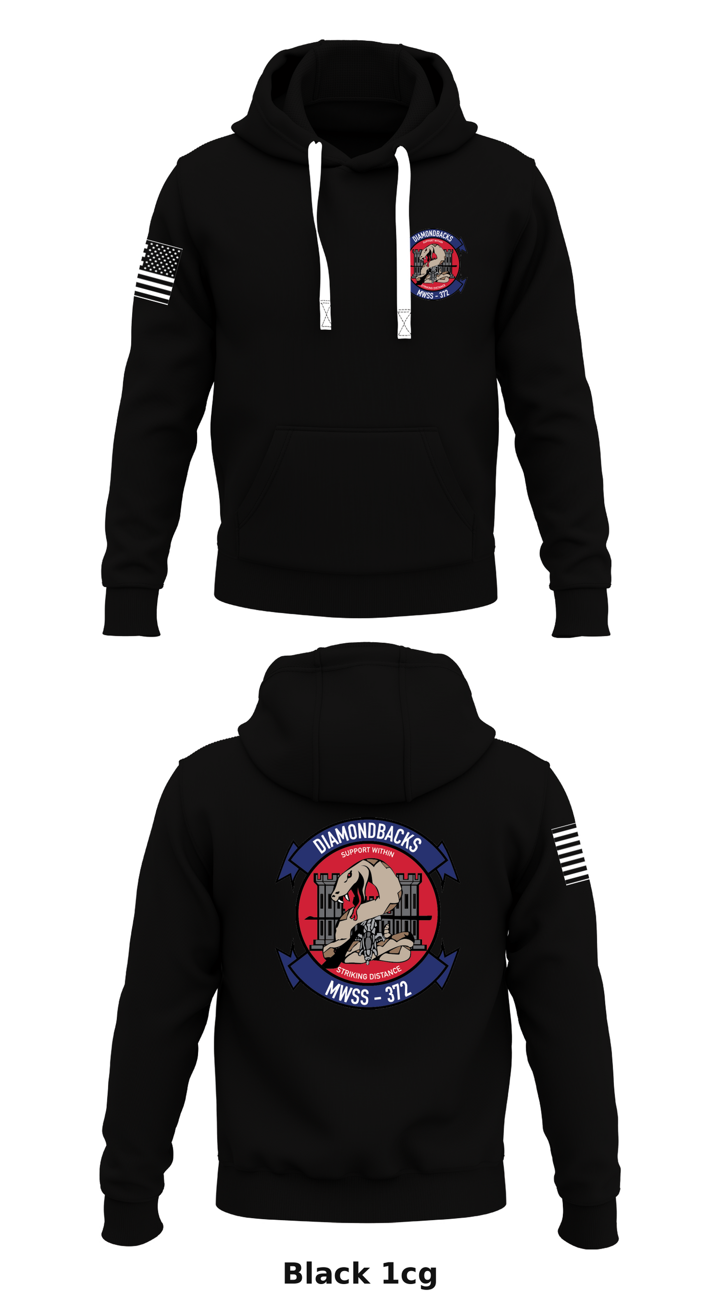 MWSS 372 Store 1 Core Men's Hooded Performance Sweatshirt - 1cg