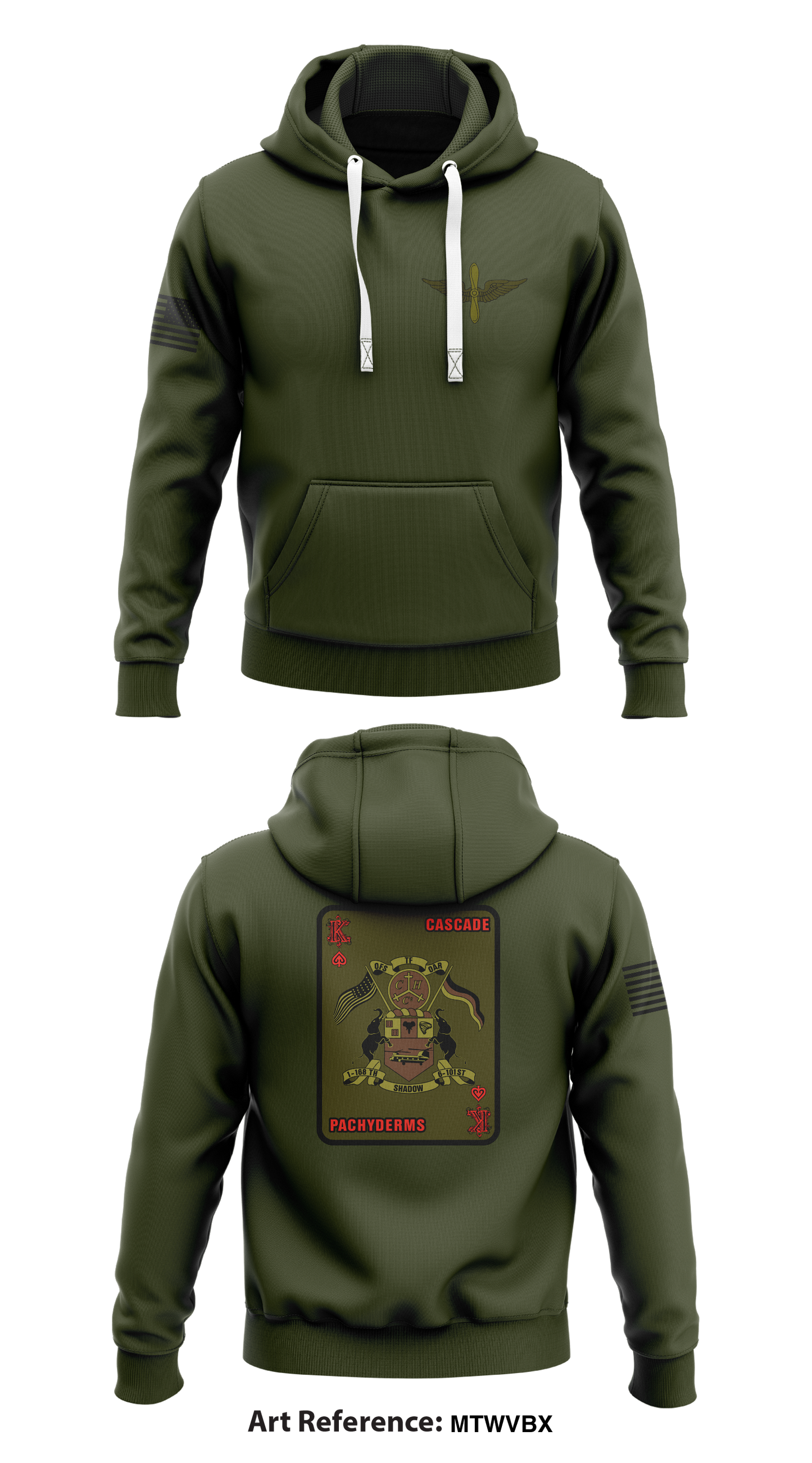 Cascade 1-168 Store 1 Core Men's Hooded Performance Sweatshirt - mtWvBX