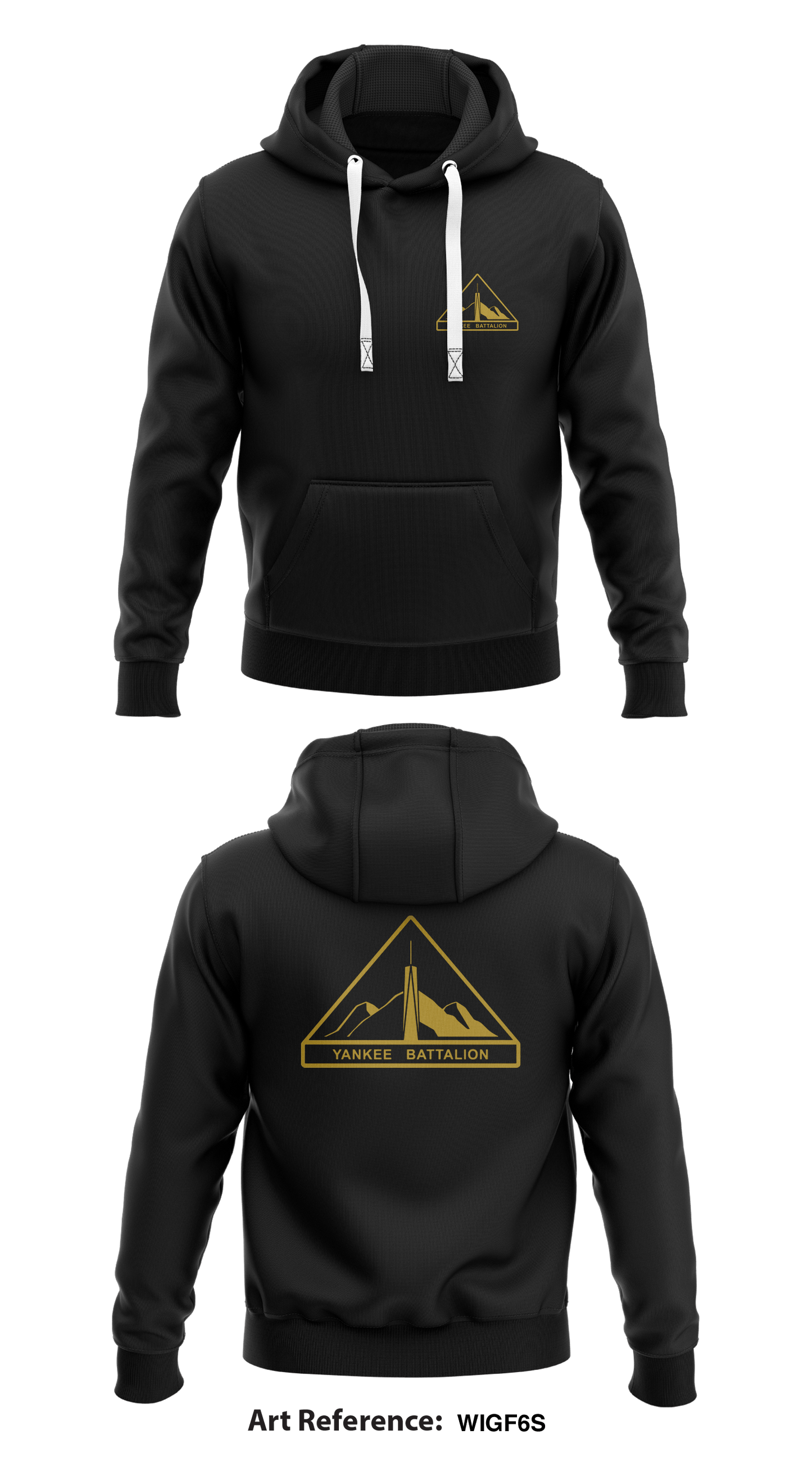 Yankee Battalion ROTC Store 1 Core Men's Hooded Performance Sweatshirt - wIgf6S