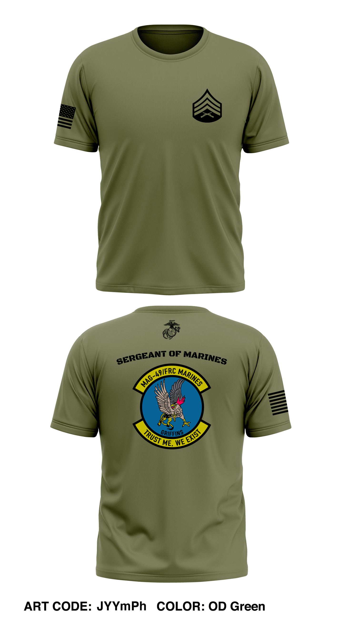 4th MAW, MAG 49, FRC/DET-E Store 1 Core Men's SS Performance Tee - JYYmPh