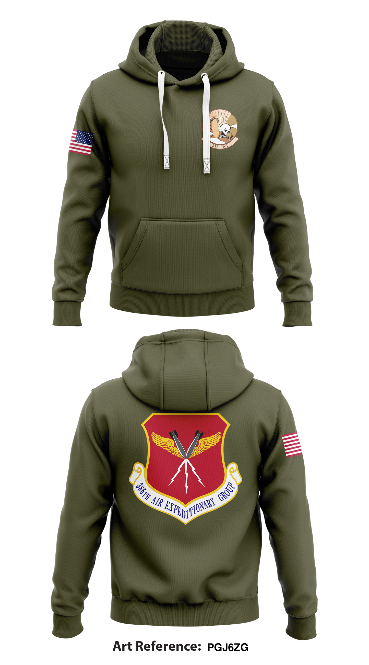 816 EAS Det 1 Store 1 Core Men's Hooded Performance Sweatshirt - Pgj6zG