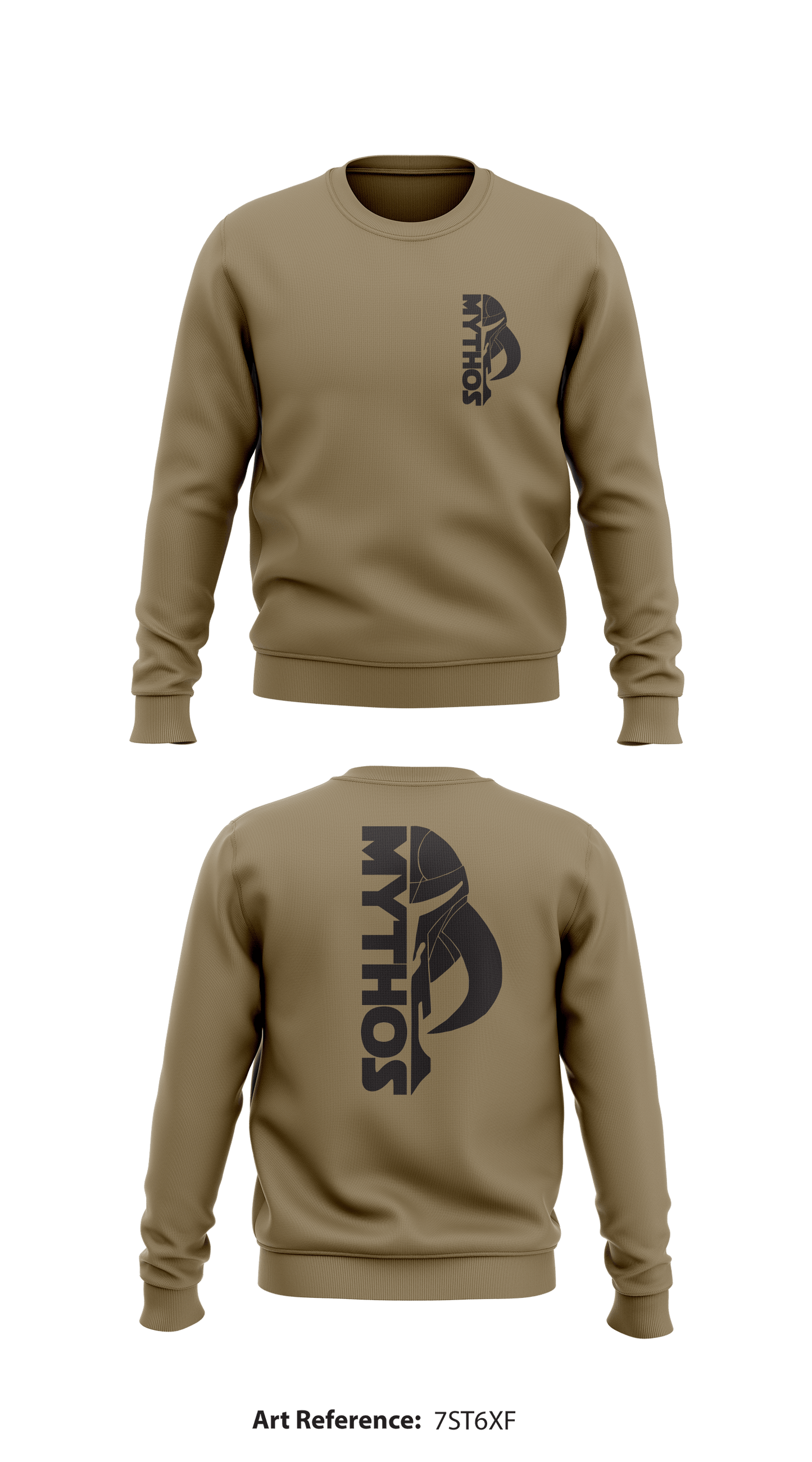 1st Space BDE Core Men's Crewneck Performance Sweatshirt - 7st6xF
