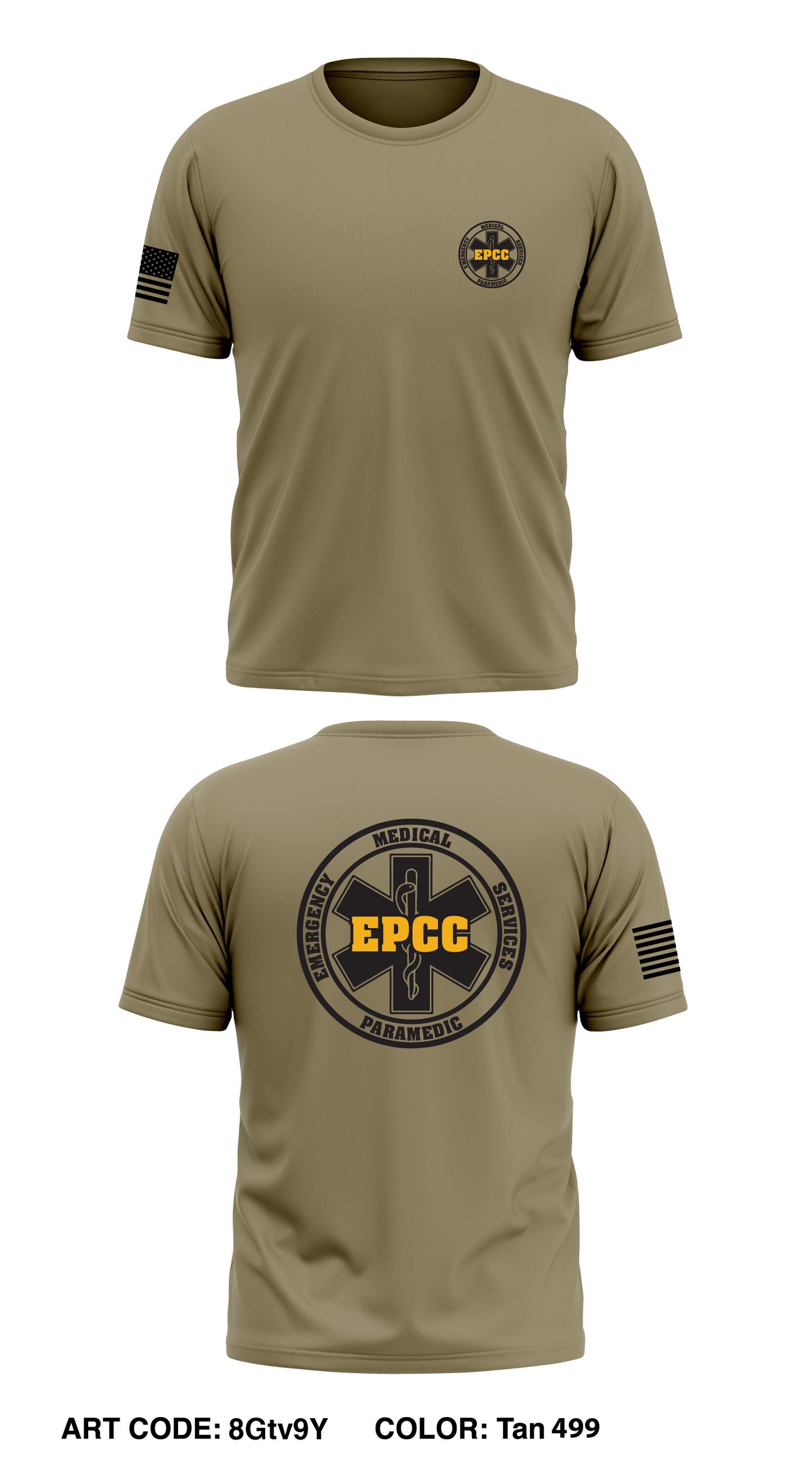 EPCC Paramedics Store 1 Core Men's SS Performance Tee - 8Gtv9Y