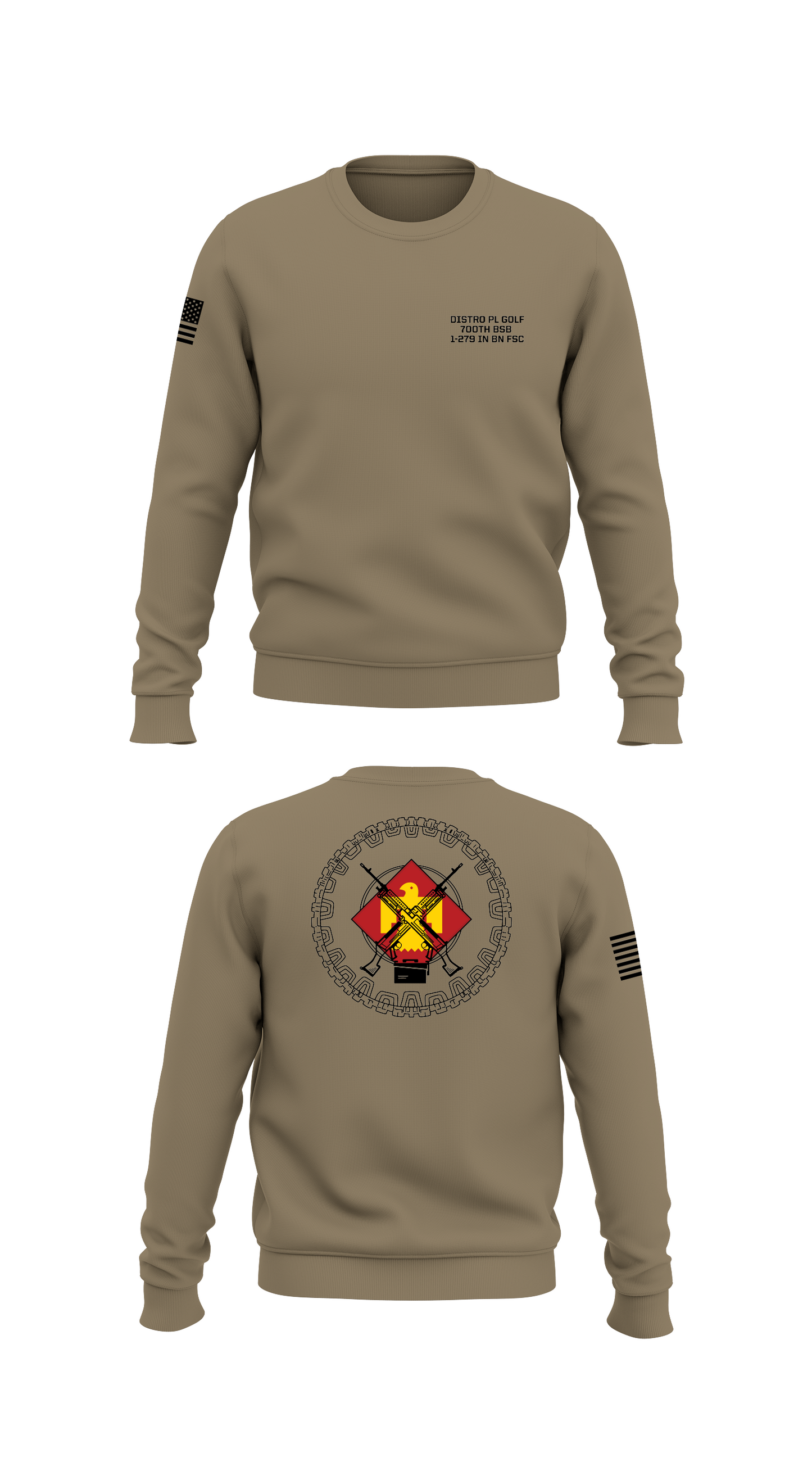 Distro Pl Golf 700th BSB Store 1 Core Men's Crewneck Performance Sweatshirt - 97000453814