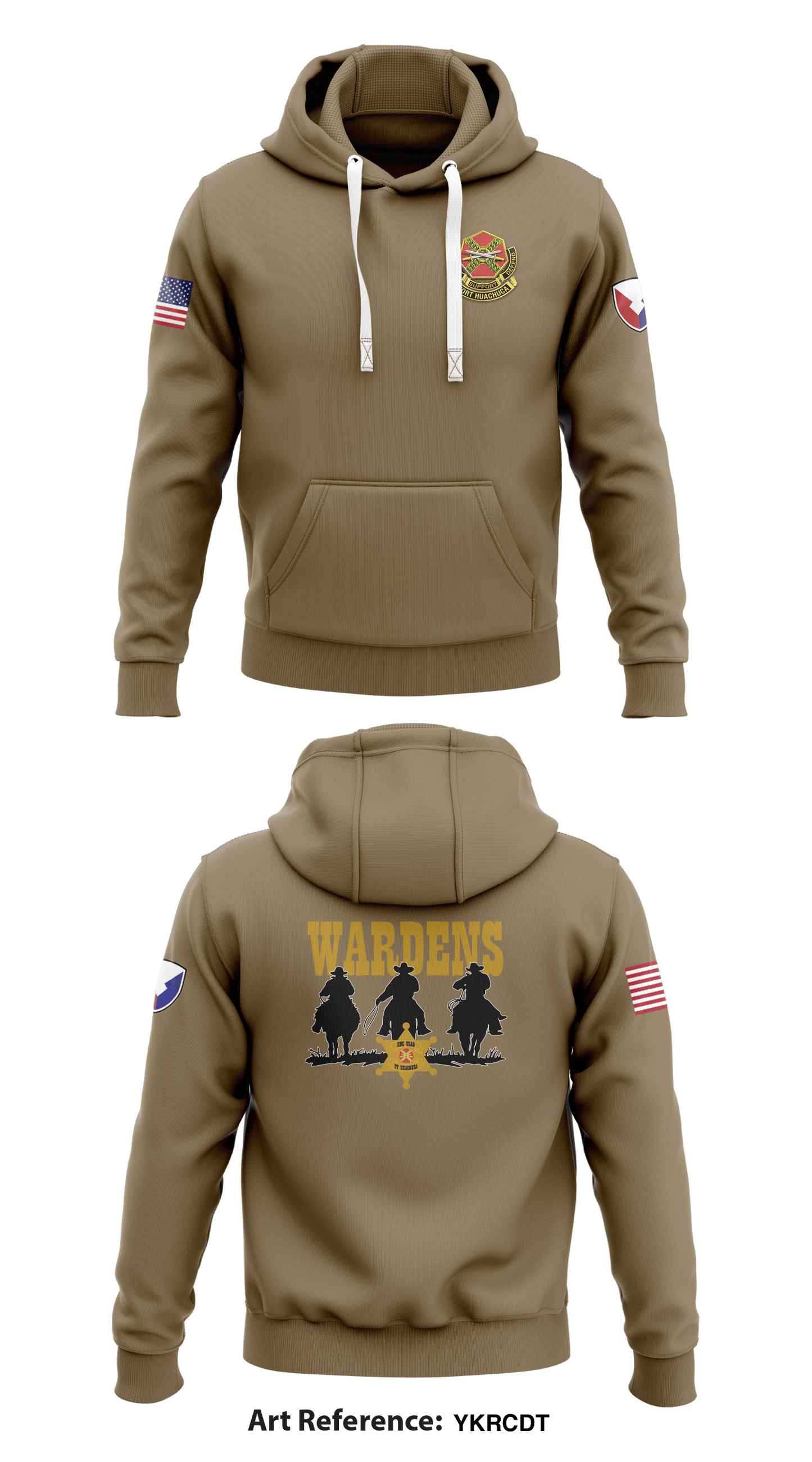 HHC, USAG Ft Huachuca Store 1 Core Men's Hooded Performance Sweatshirt - dSUD2M