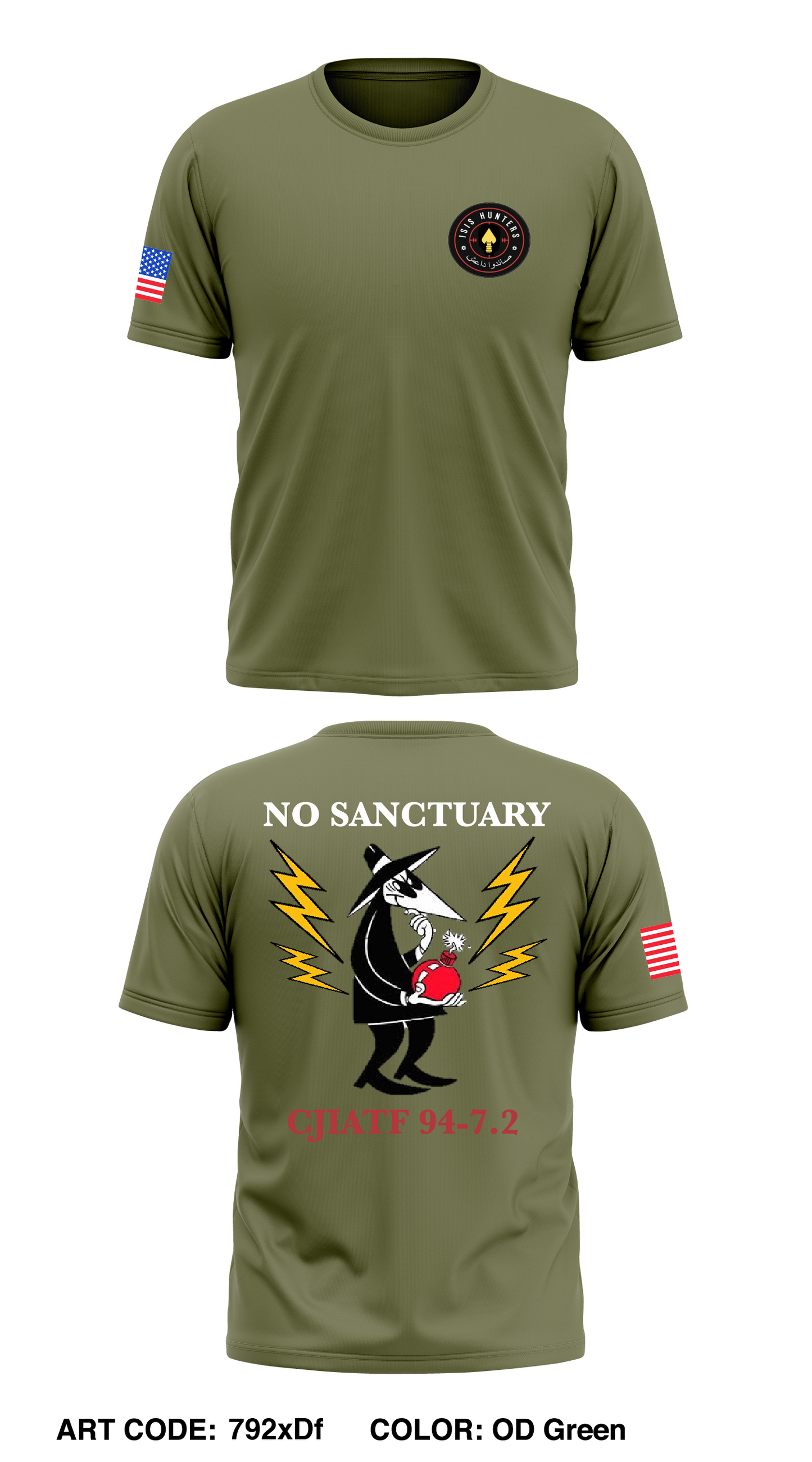 CJIATF 94-7.2 Store 1 Core Men's SS Performance Tee - 792xDf