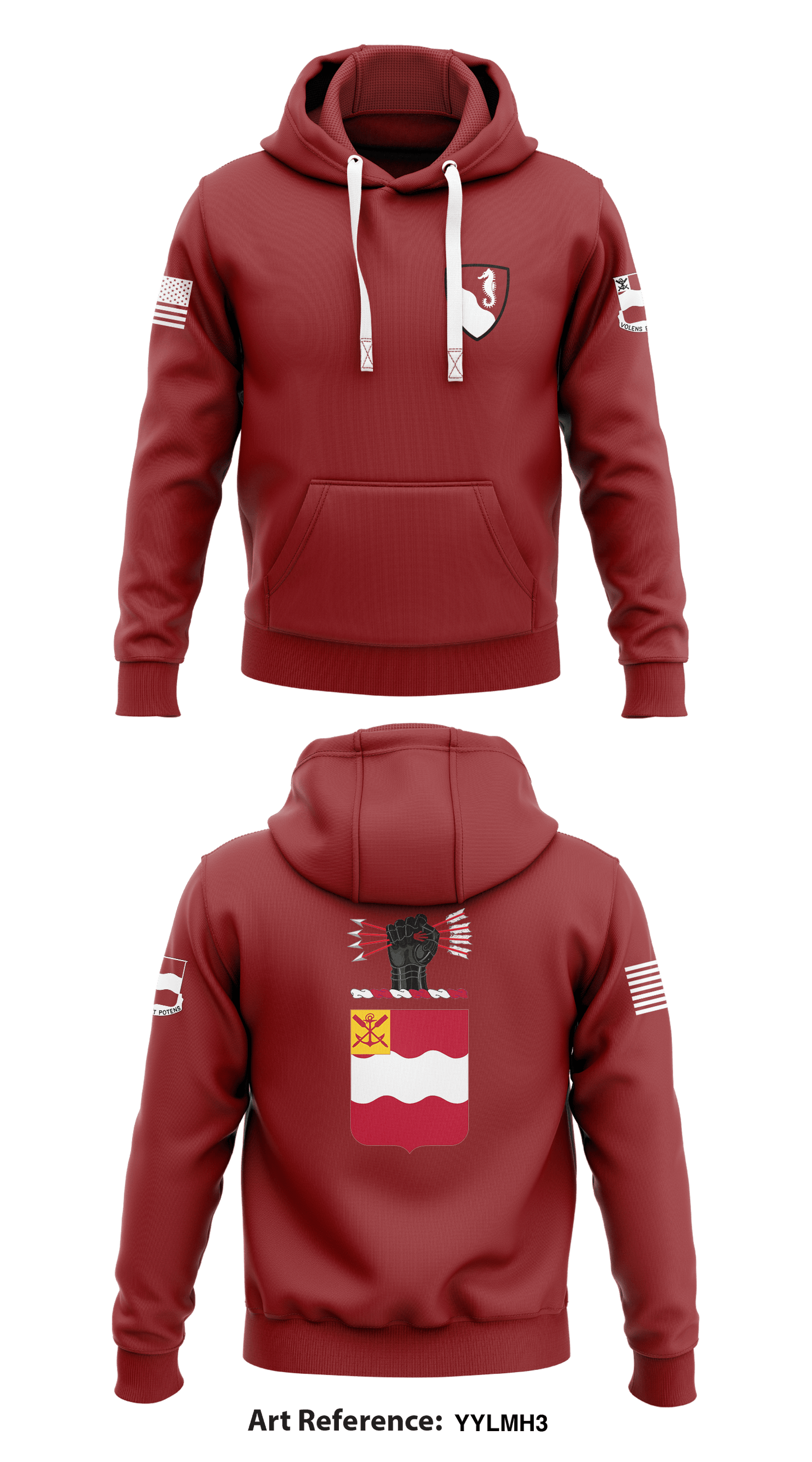 4th Engineer Battalion Store 2 Core Men's Hooded Performance Sweatshirt - yyLMH3