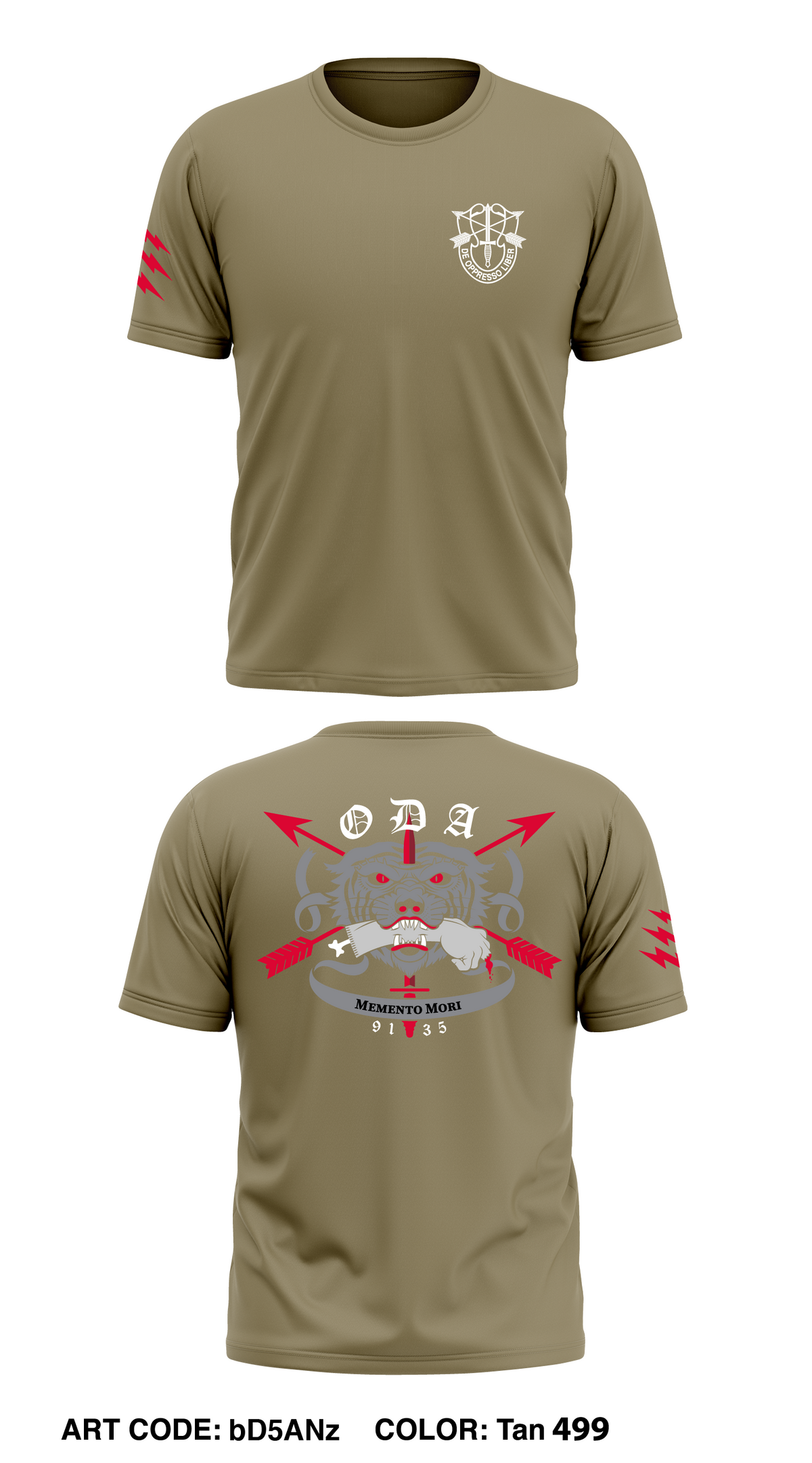 C Co, 1 Bn, 19th SFG (Dive) Store 1 Core Men's SS Performance Tee - bD5ANz