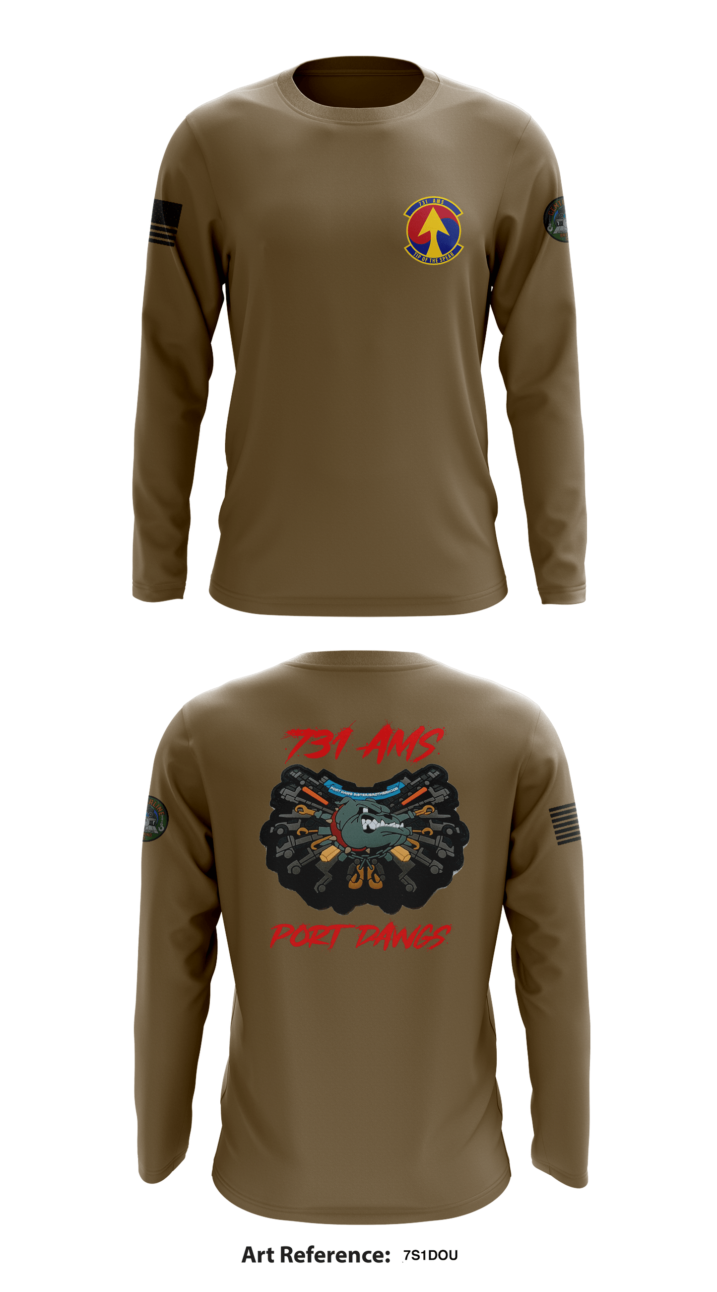 731 AMS Store 1 Core Men's LS Performance Tee - 7S1dOU