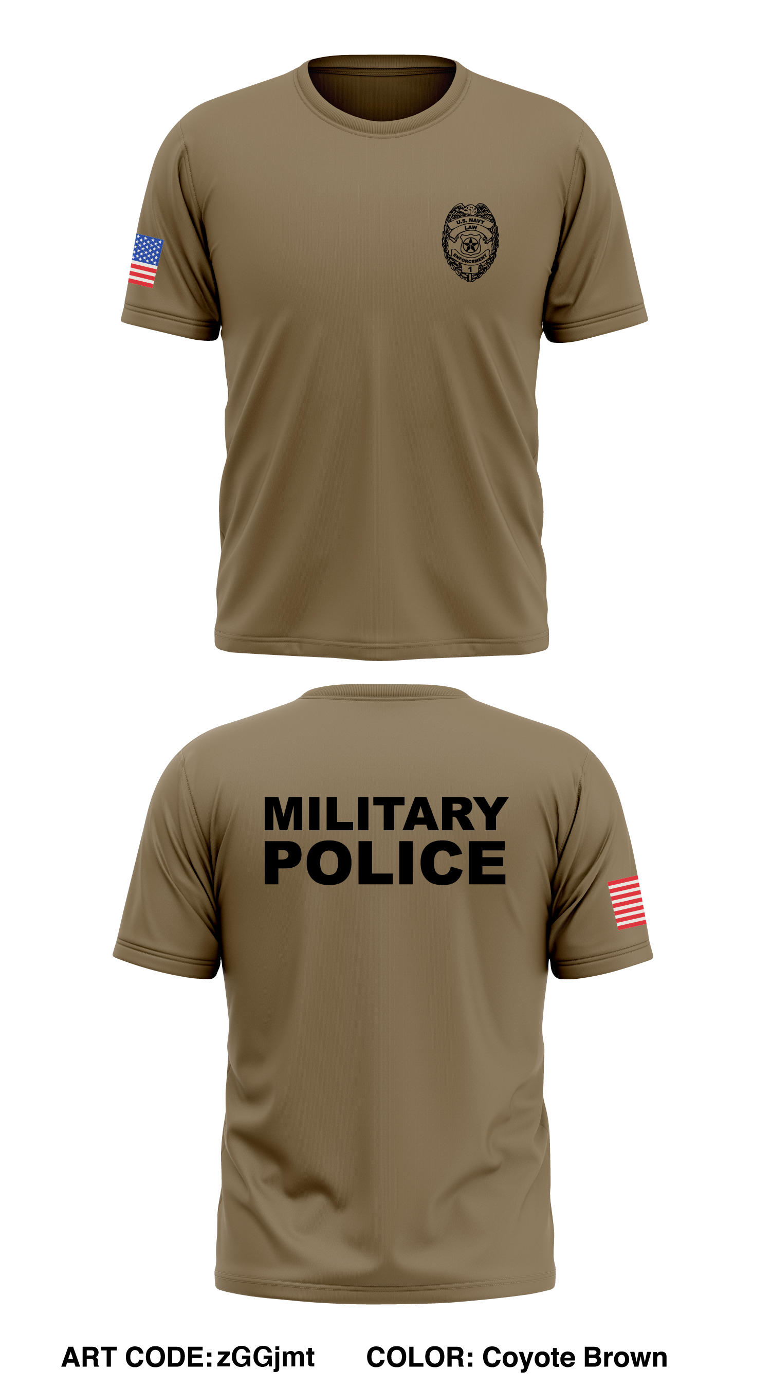 Naval Station Norfolk Police Department Store 1 Core Men's SS