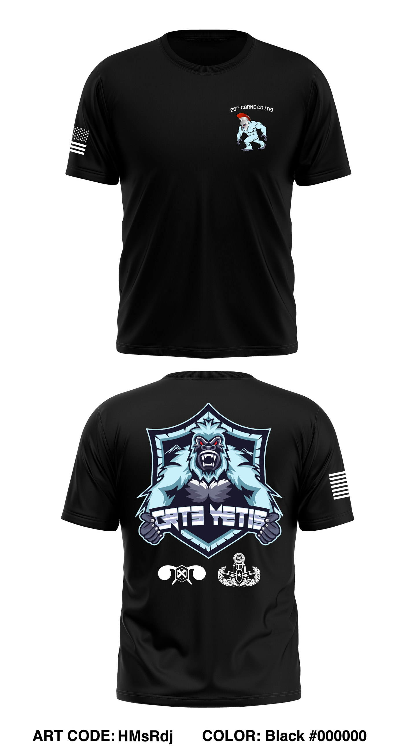CRT3, 25th CBRNE CO (TE) Store 1 Core Men's SS Performance Tee - HMsRdj