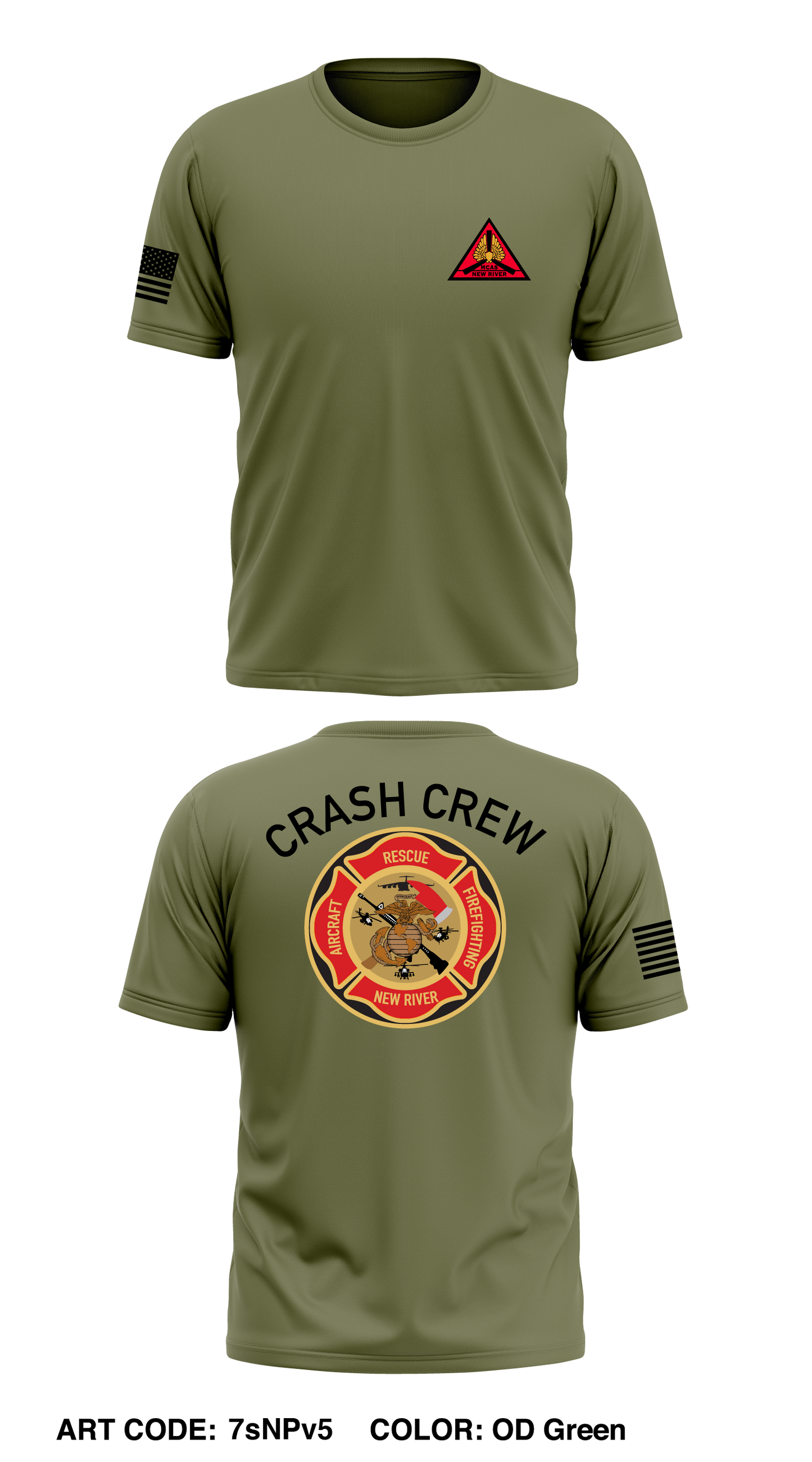 H&HS ARFF Store 1 Core Men's SS Performance Tee - 7sNPv5