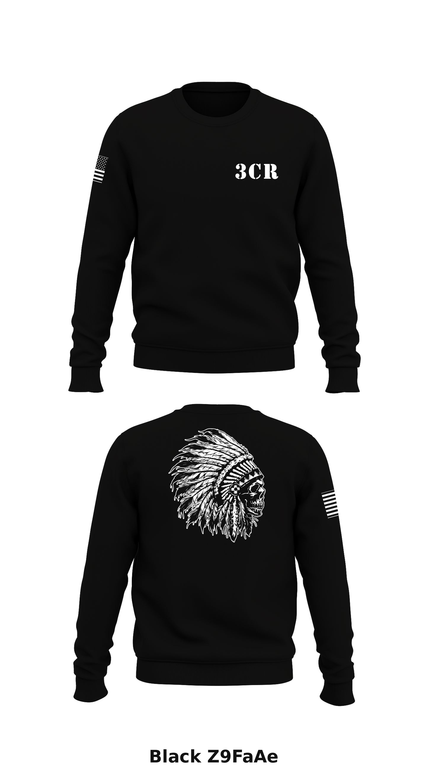 3cr Store 1 Core Men's Crewneck Performance Sweatshirt - Z9FaAe