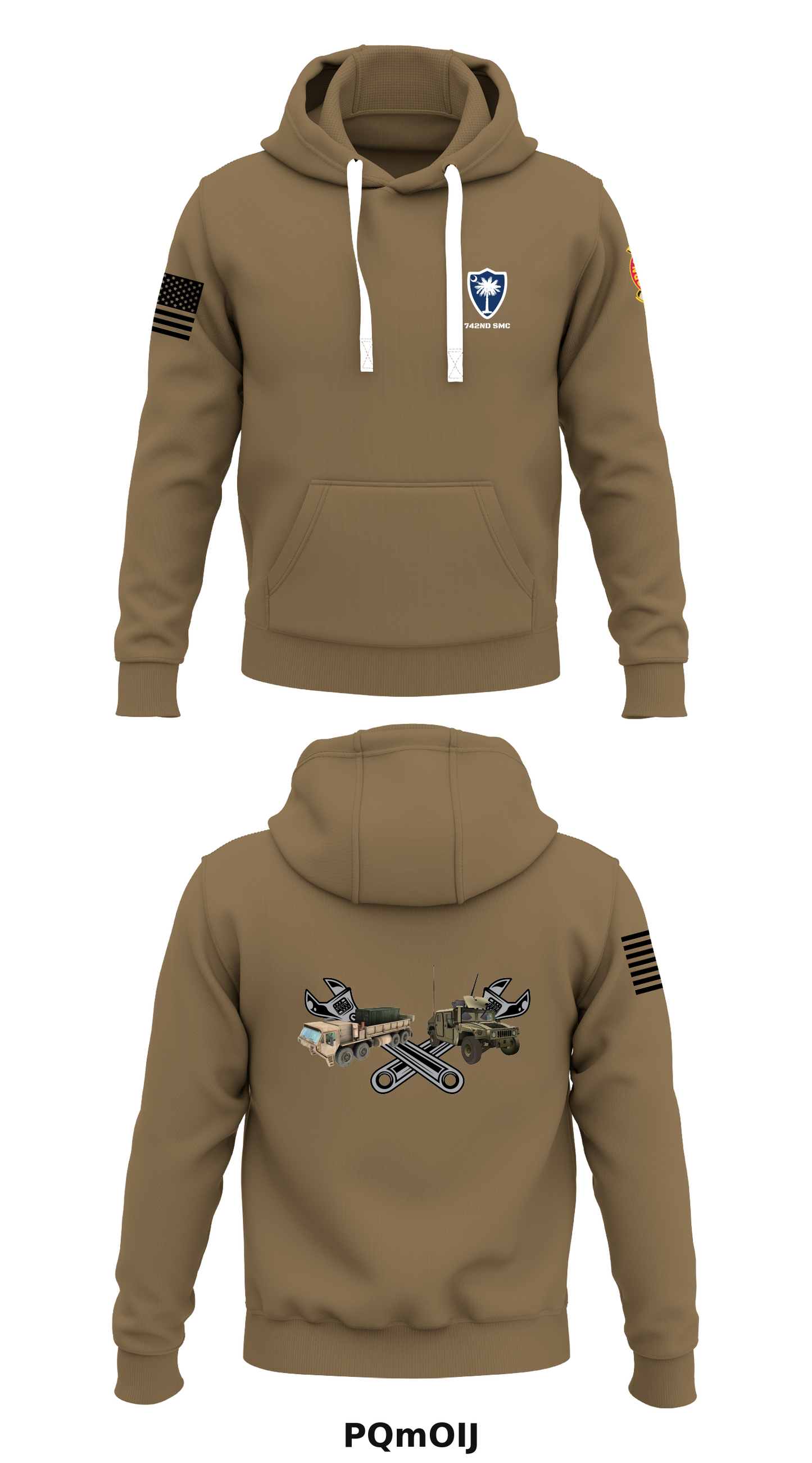 742 SMC Store 1 Core Men's Hooded Performance Sweatshirt - PQmOIJ