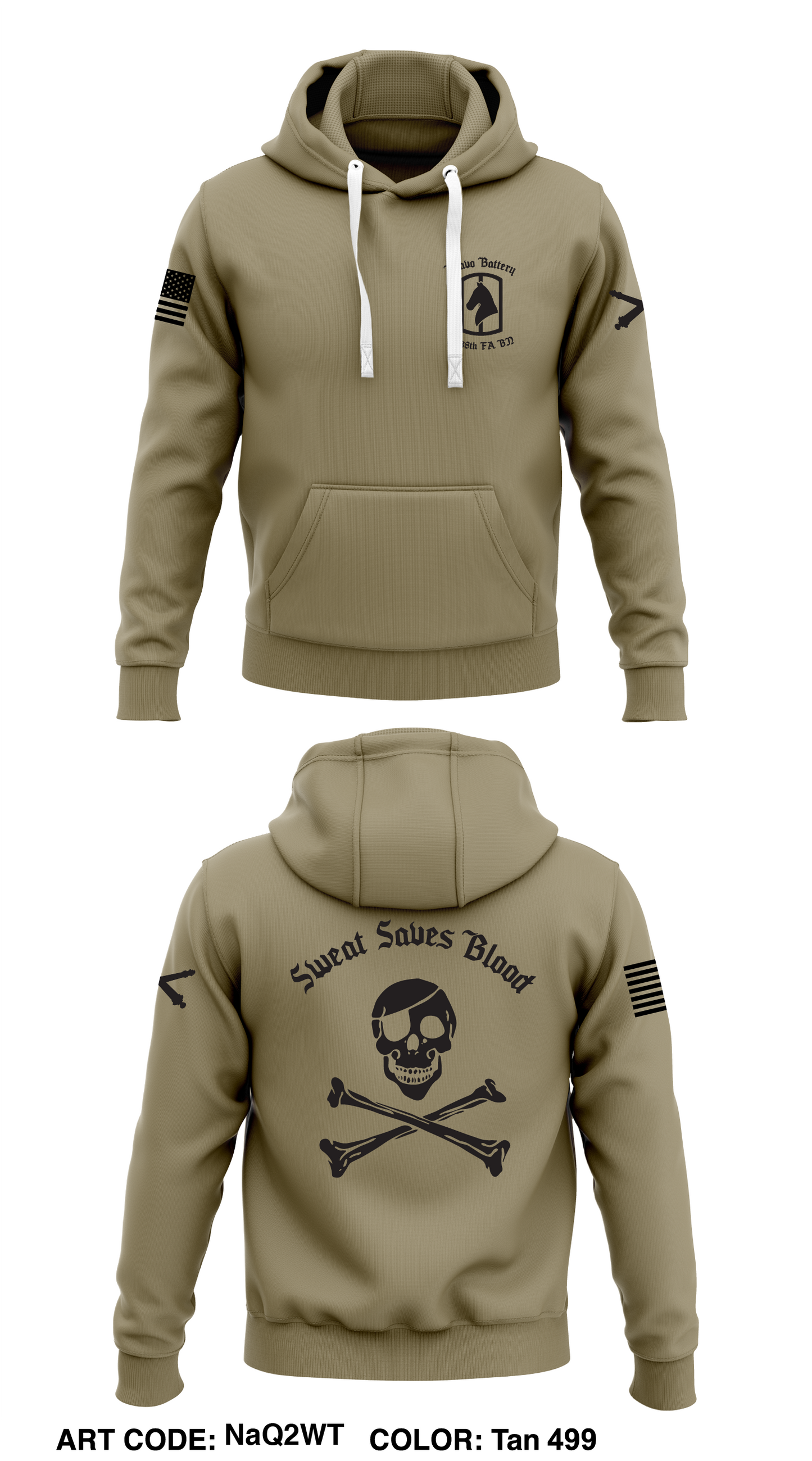2/138 FA Bravo Battery Store 1 Core Men's Hooded Performance Sweatshirt - NaQ2WT