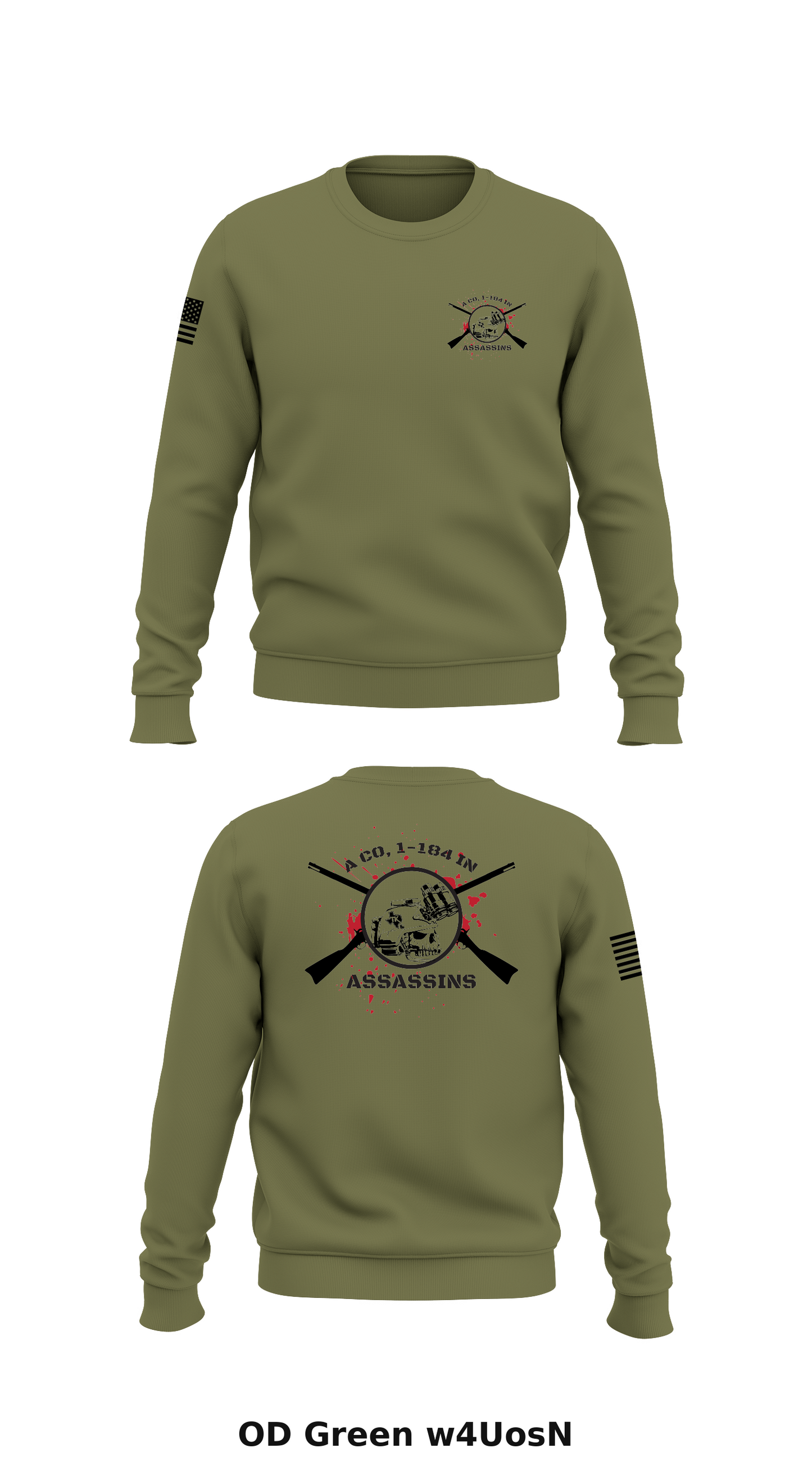 A Co, 1-184 IN Store 1 Core Men's Crewneck Performance Sweatshirt - w4UosN