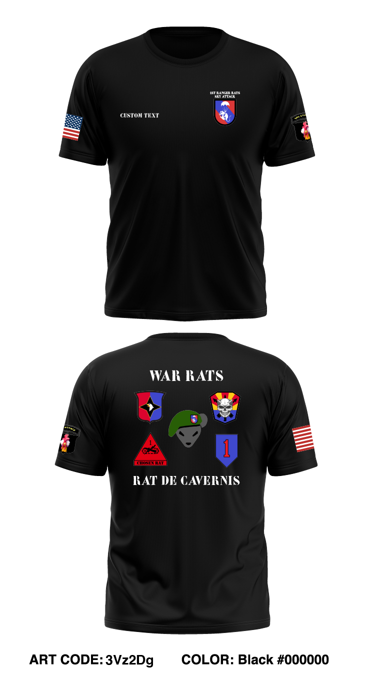 Custom 101st Division Sustainment Brigade JAG Store 1 Core Men's SS Performance Tee - 3Vz2DgCUST