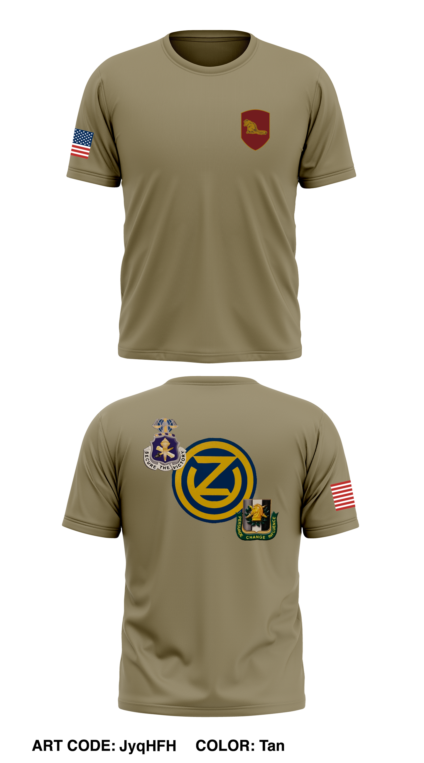 5th BN 98th REGT (CA/PO) Store 1 Core Men's SS Performance Tee - JyqHFH