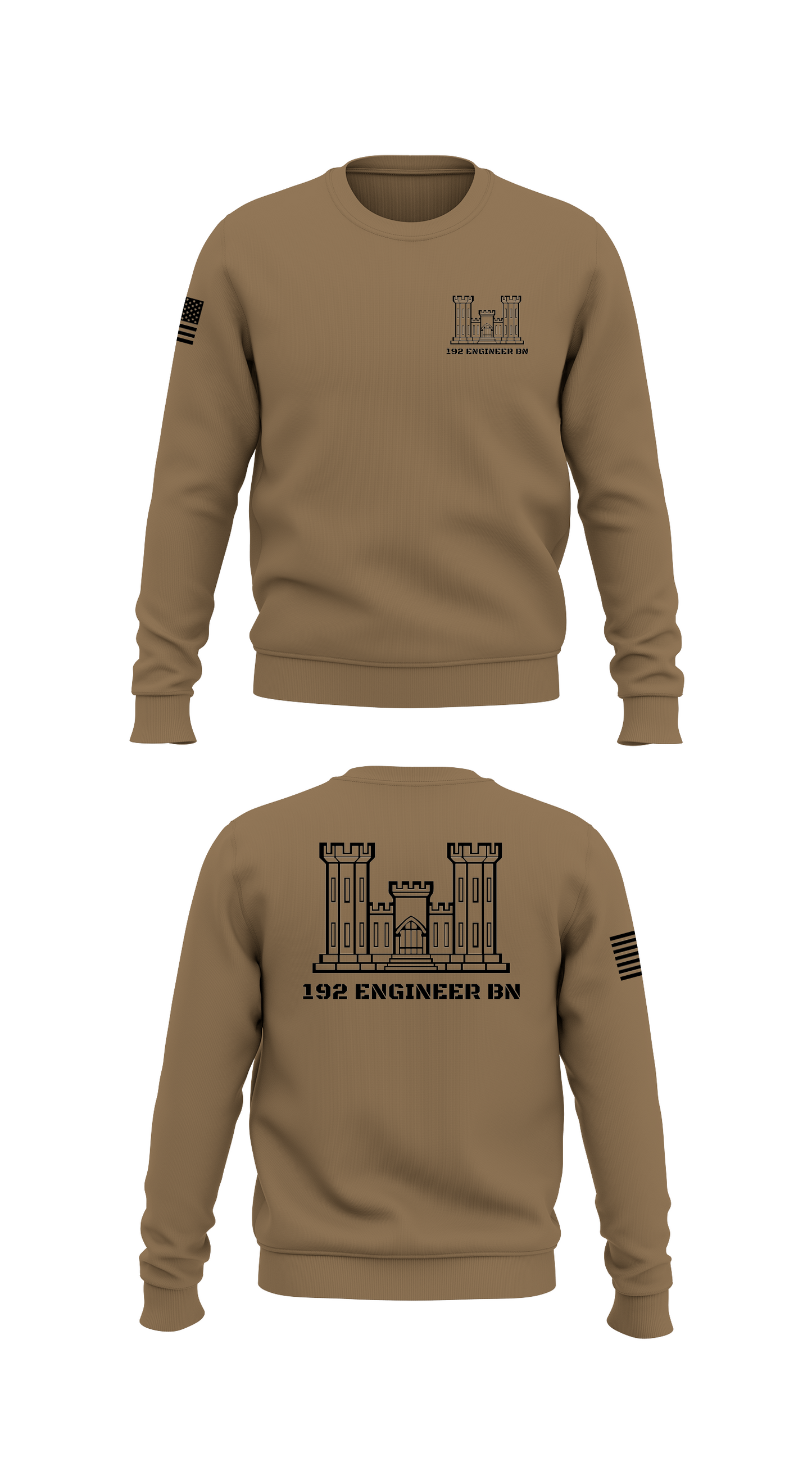 192 Engineer BN Store 1 Core Men's Crewneck Performance Sweatshirt - 85219313409