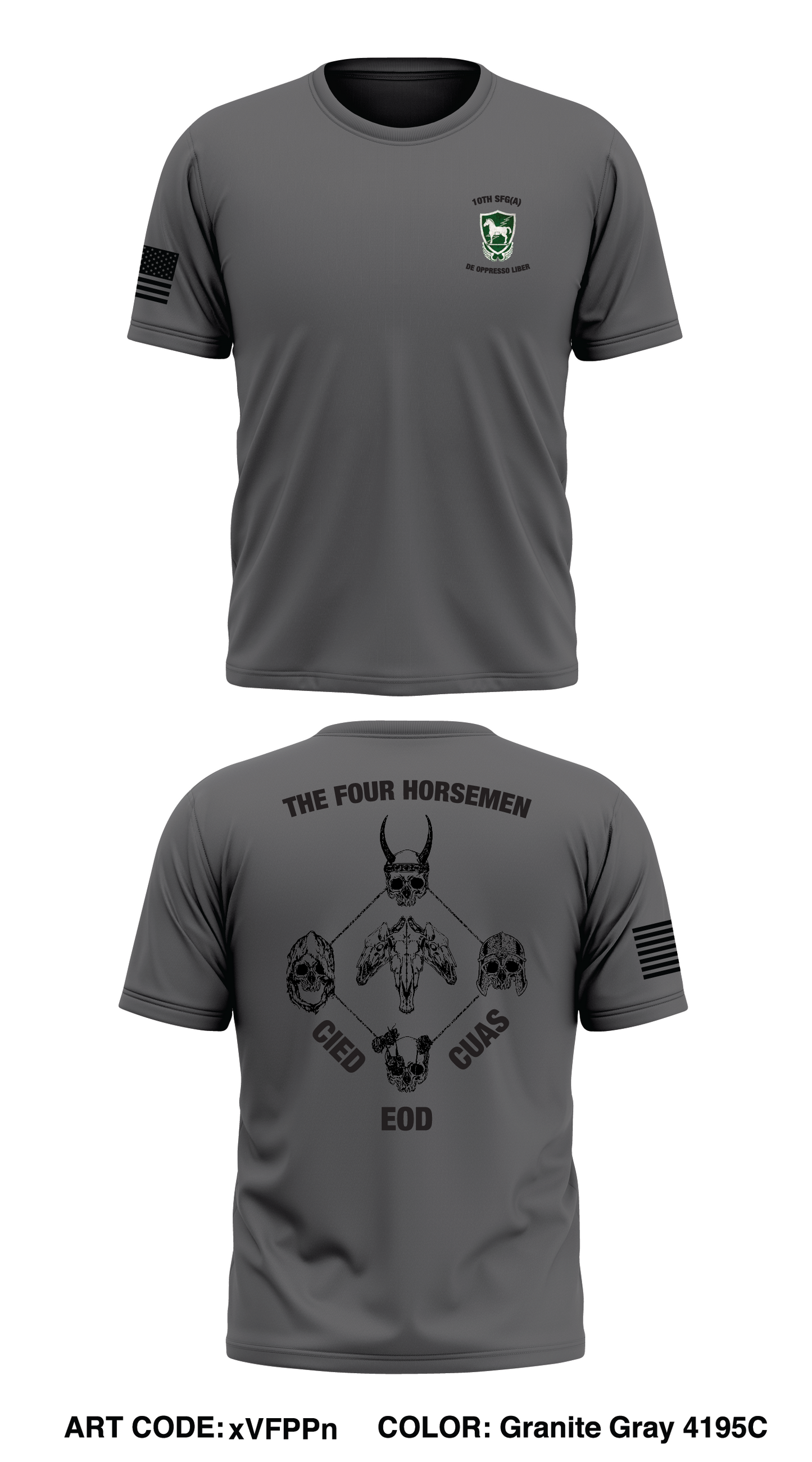 10th SFG(A) EOD Det Store 1 Core Men's SS Performance Tee - xVFPPn