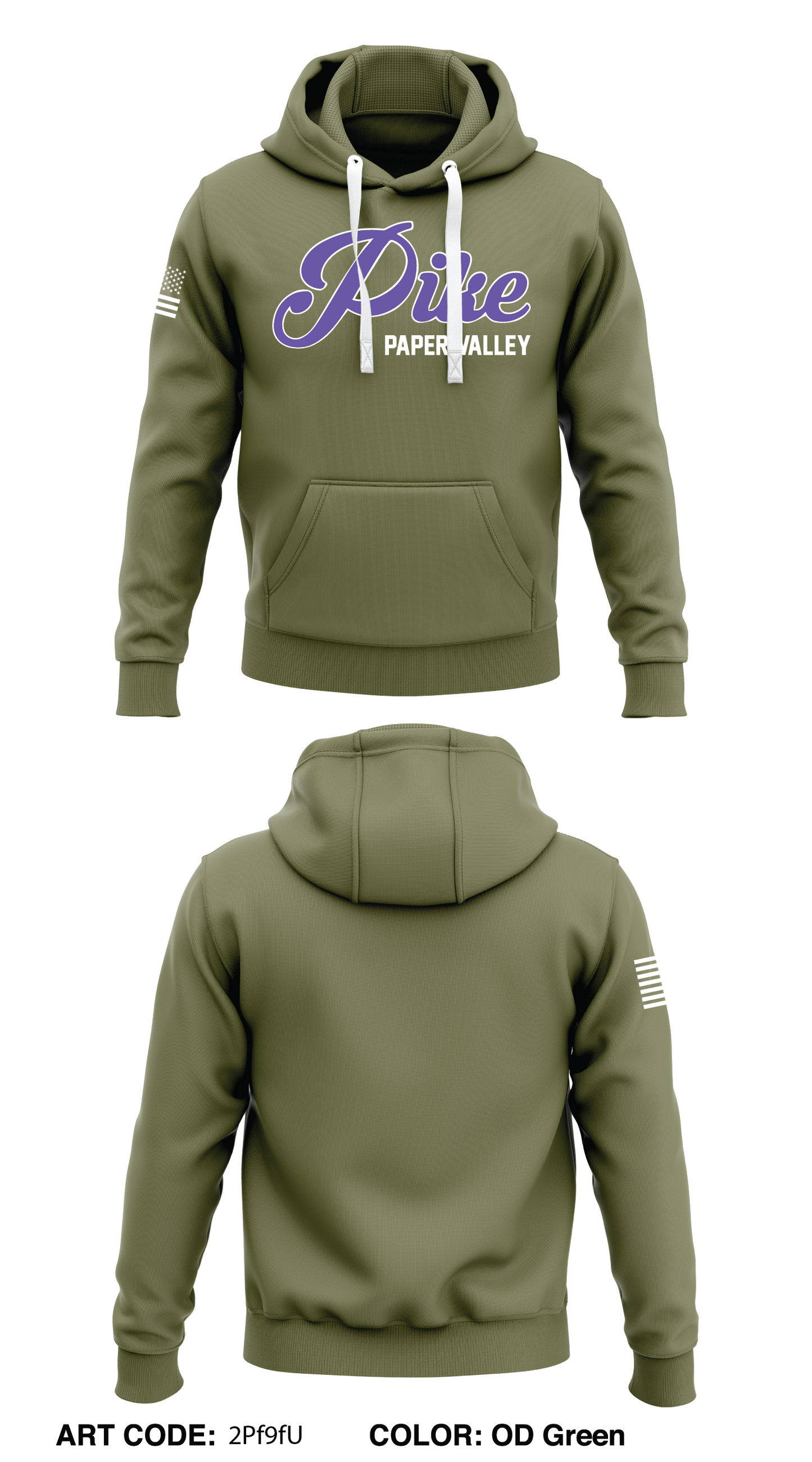 Paper Valley Pike Store 1 Core Men's Hooded Performance Sweatshirt - 2Pf9fU