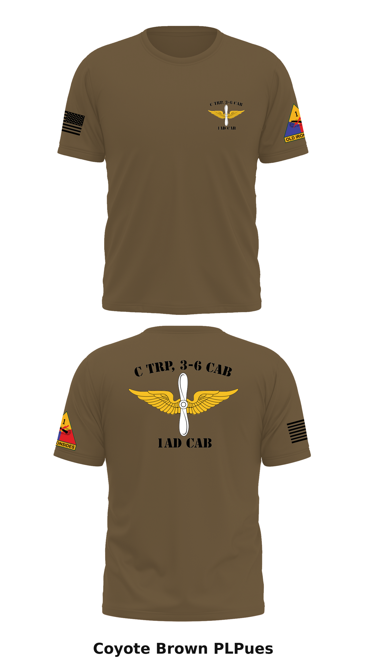 C Trp, 3-6 CAB, 1AD CAB Store 1 Core Men's SS Performance Tee - PLPues