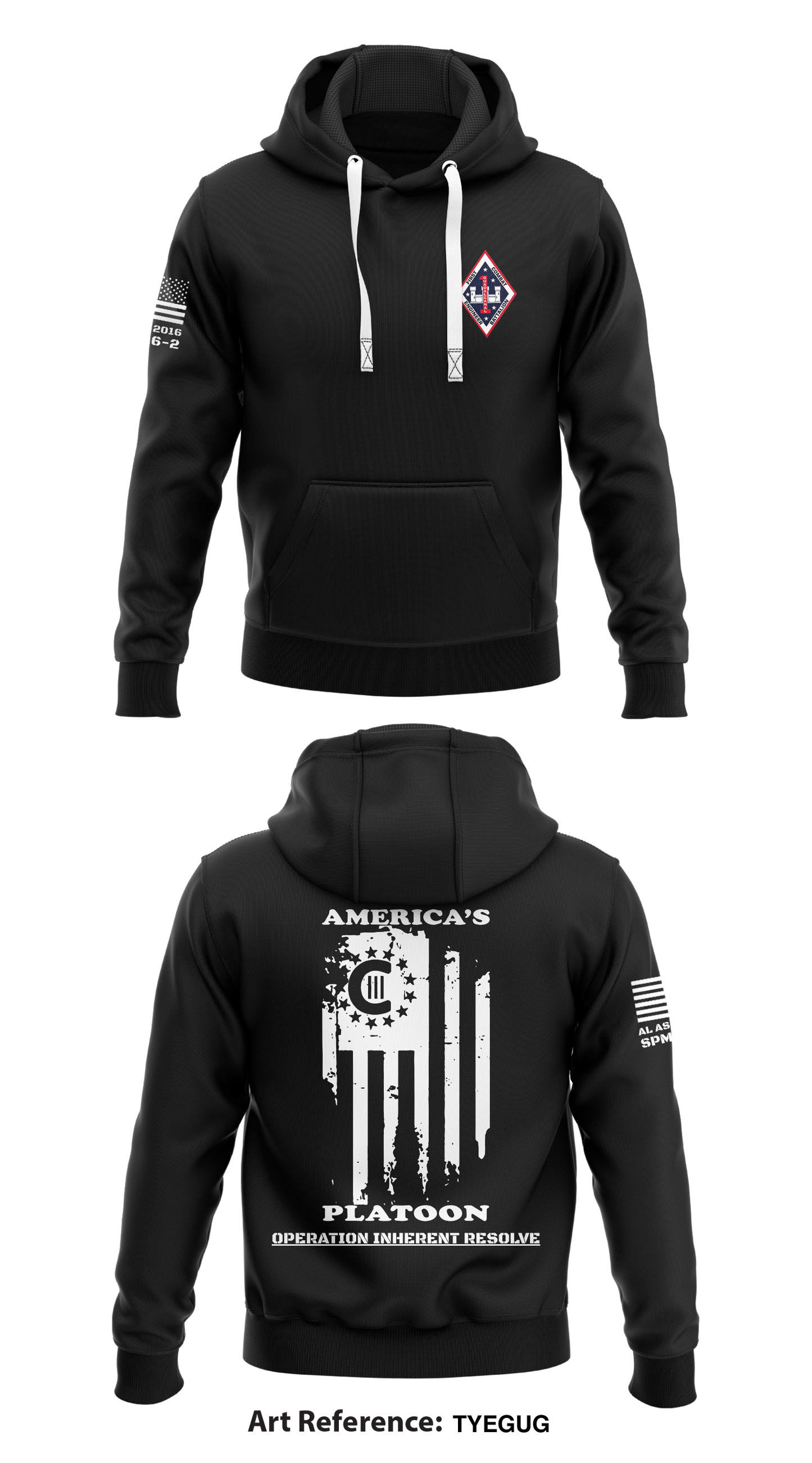 1st Combat Engineer Battalion Store 1 Core Men's Hooded Performance Sweatshirt - TyEGUG